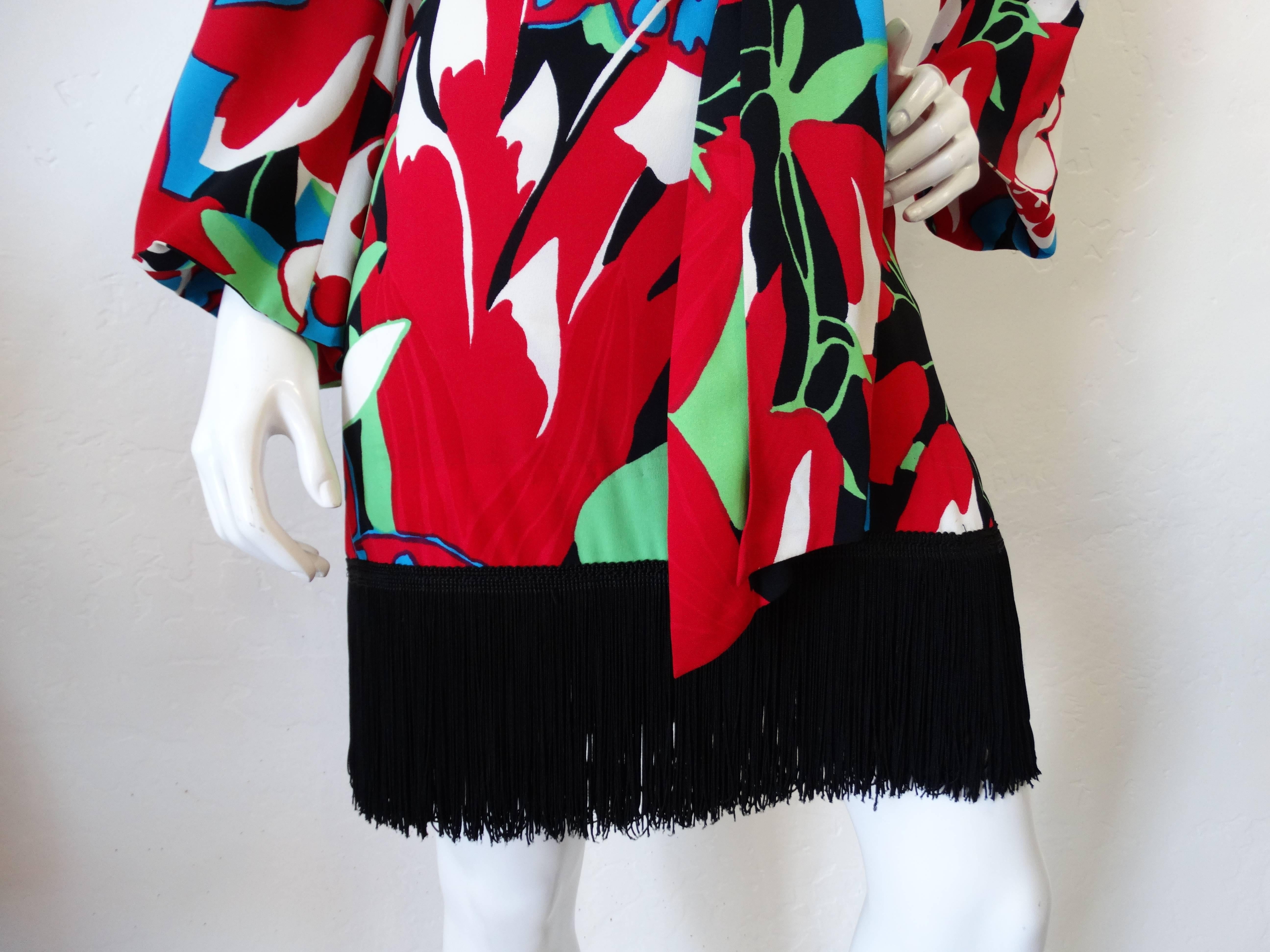 Women's 1960s Saint Laurent Rive Gauche Fringe Dress
