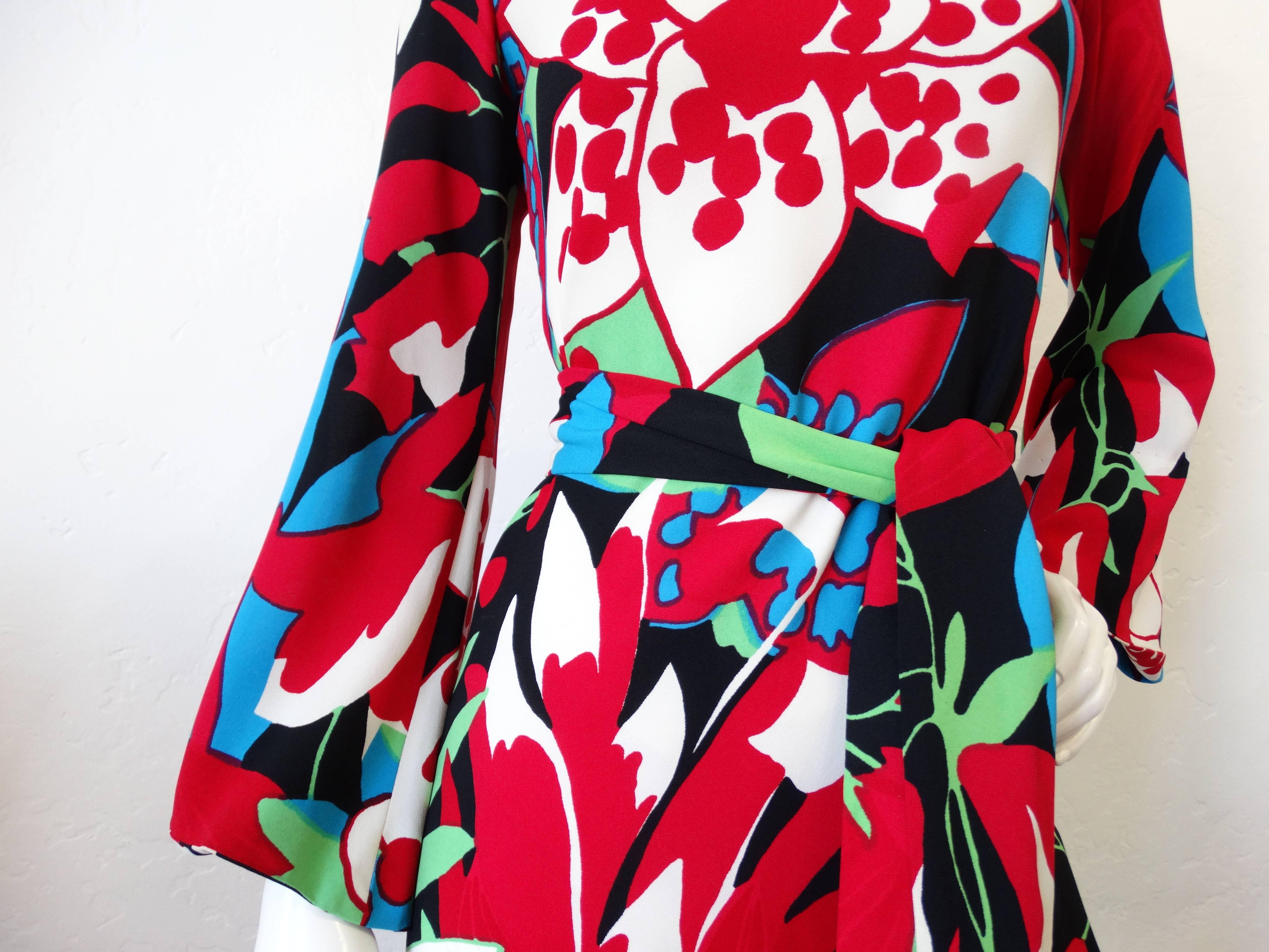 1960s Saint Laurent Rive Gauche Fringe Dress 4