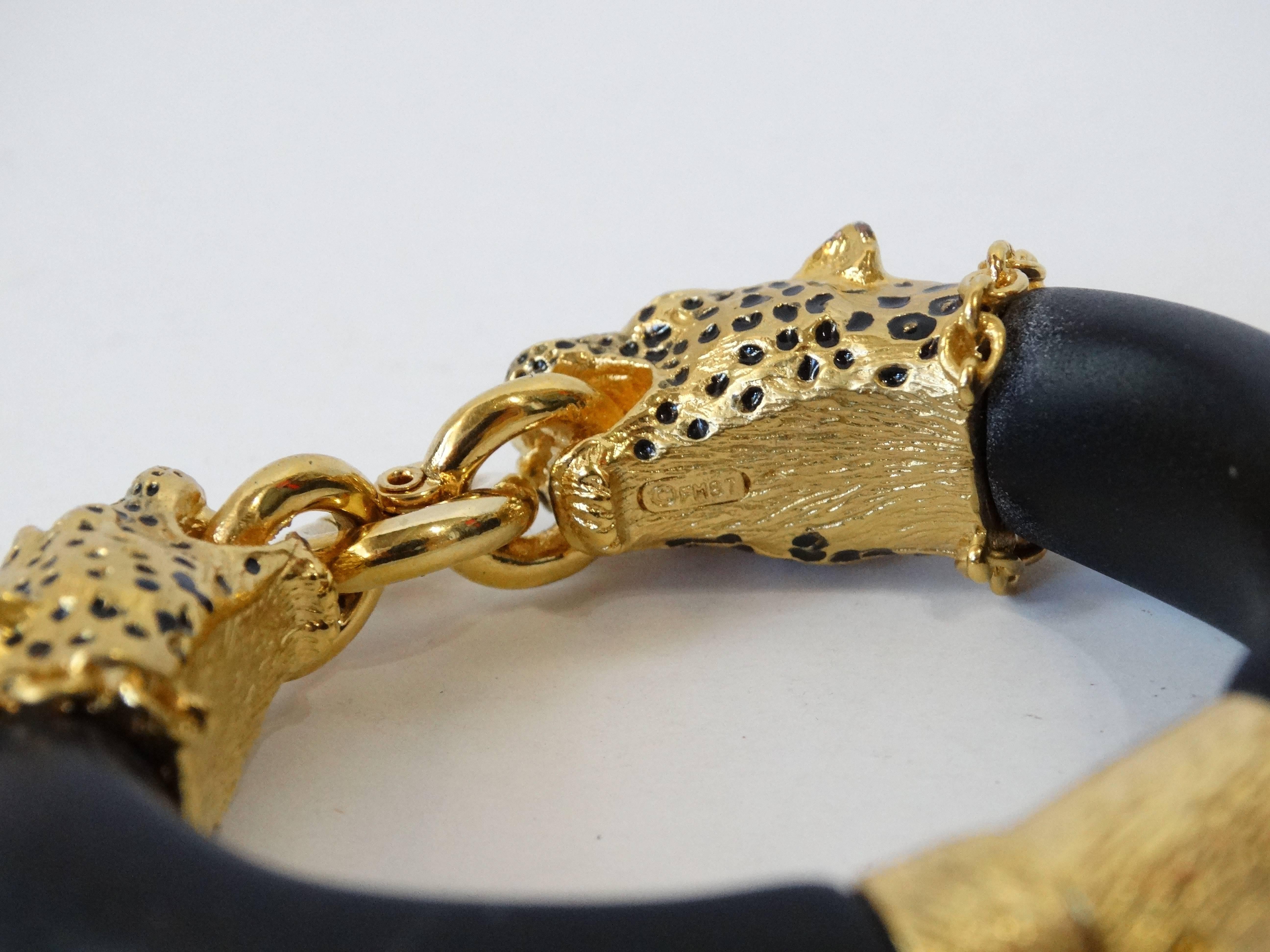 1989 Franklin Mint The Duchess Of Windsor Panther Bracelet In Excellent Condition In Scottsdale, AZ