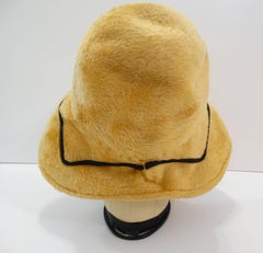 1960s Yves Saint Laurent Faux Fur Signature Hat