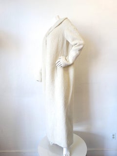 2000s Gianfranco Ferre Long Fur Swing Coat