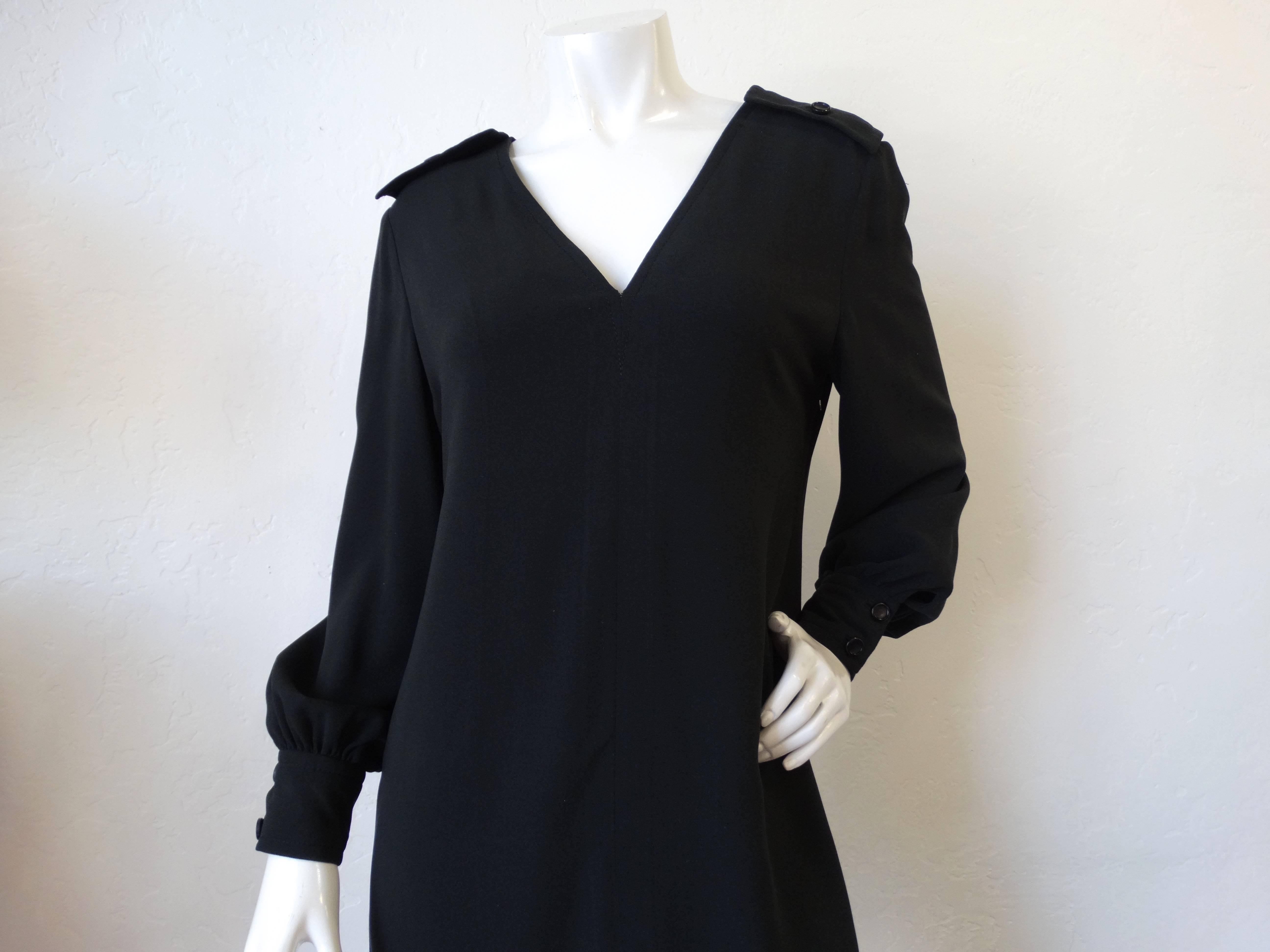 1960s John Galanos Little Black Dress 3