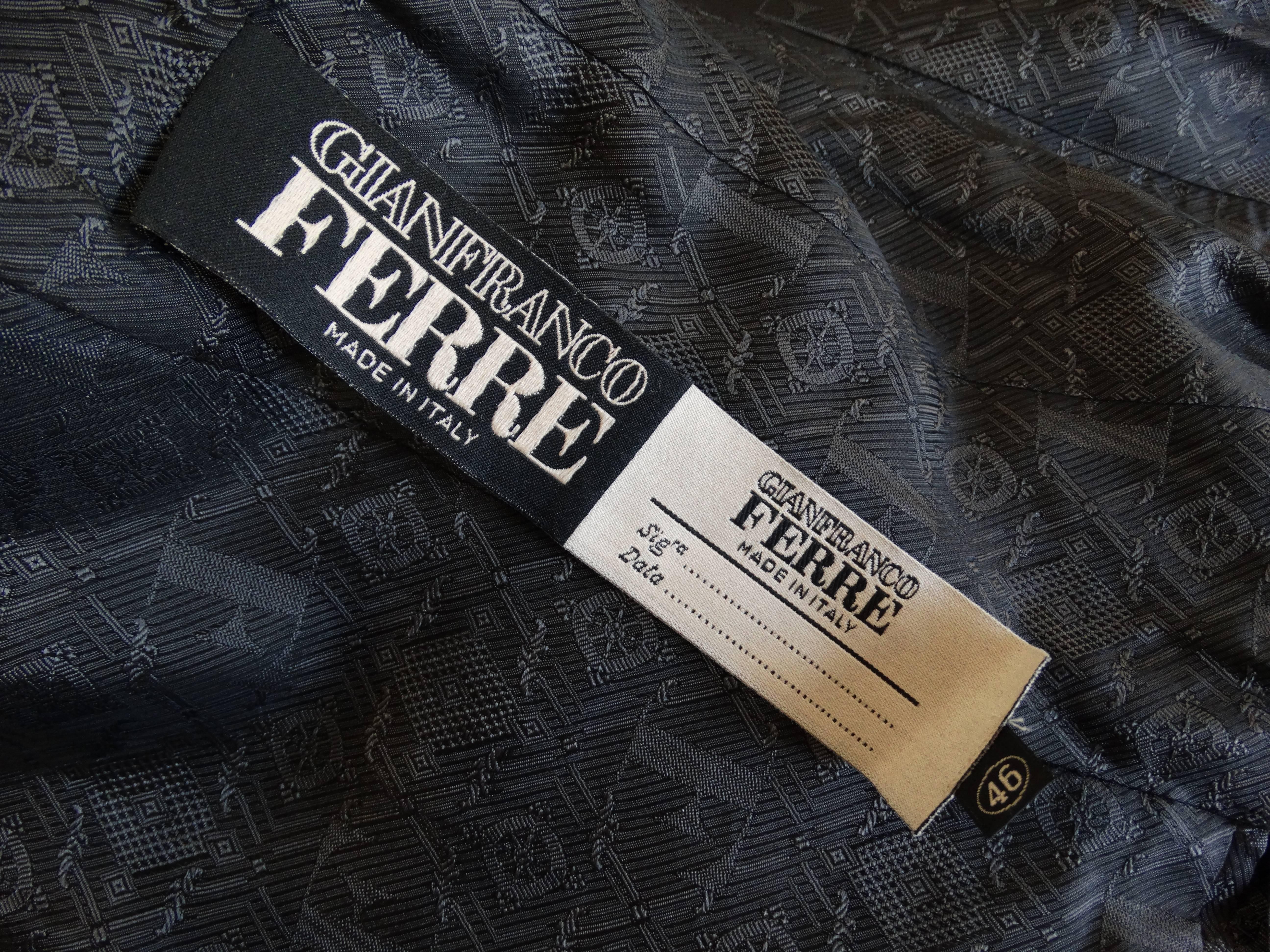 2000s Gianfranco Ferre Suit Set For Sale 3