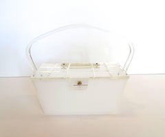 1960s Geometric Lucite Purse
