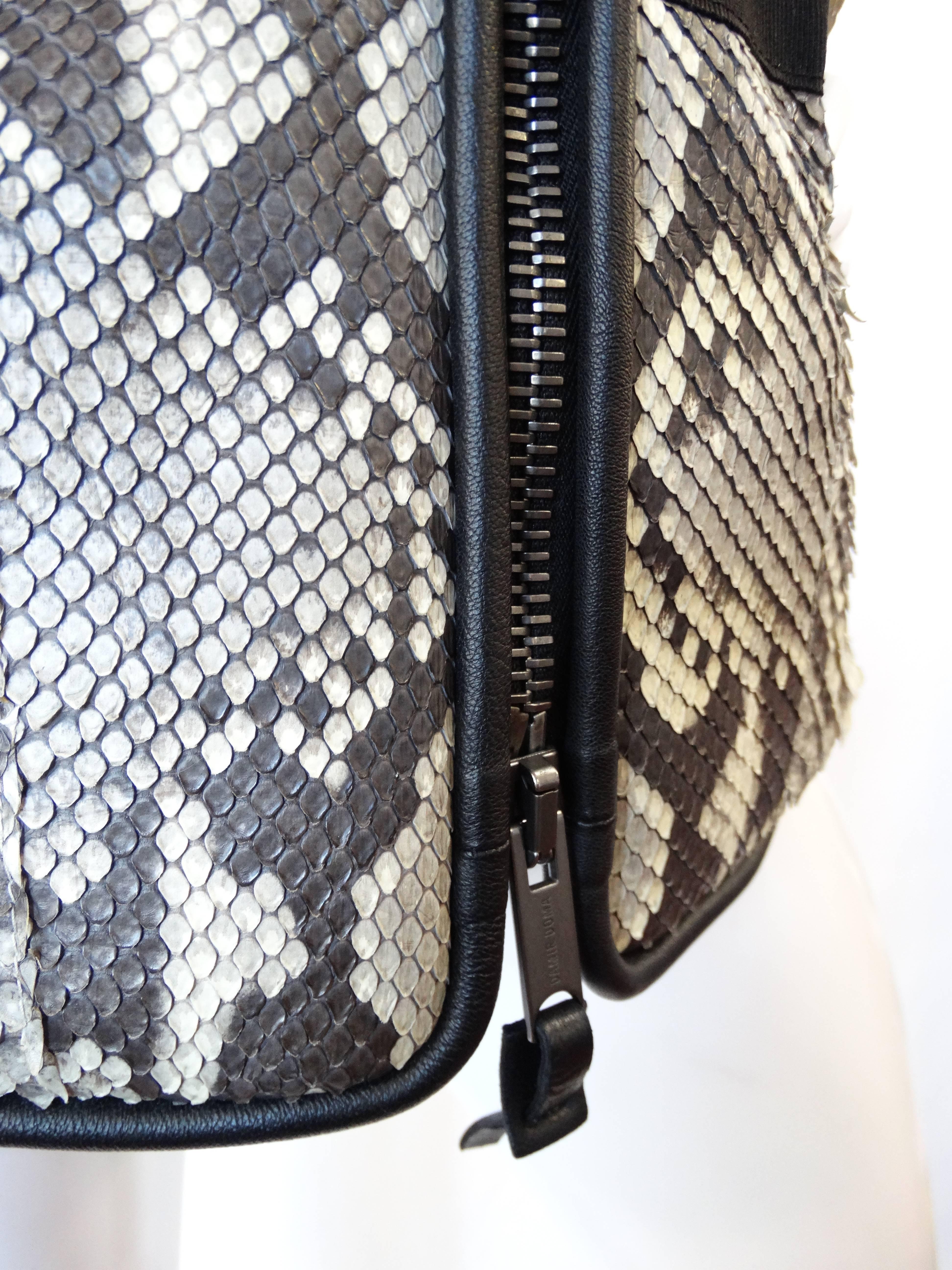 Women's or Men's Damir Doma Python Vest For Sale