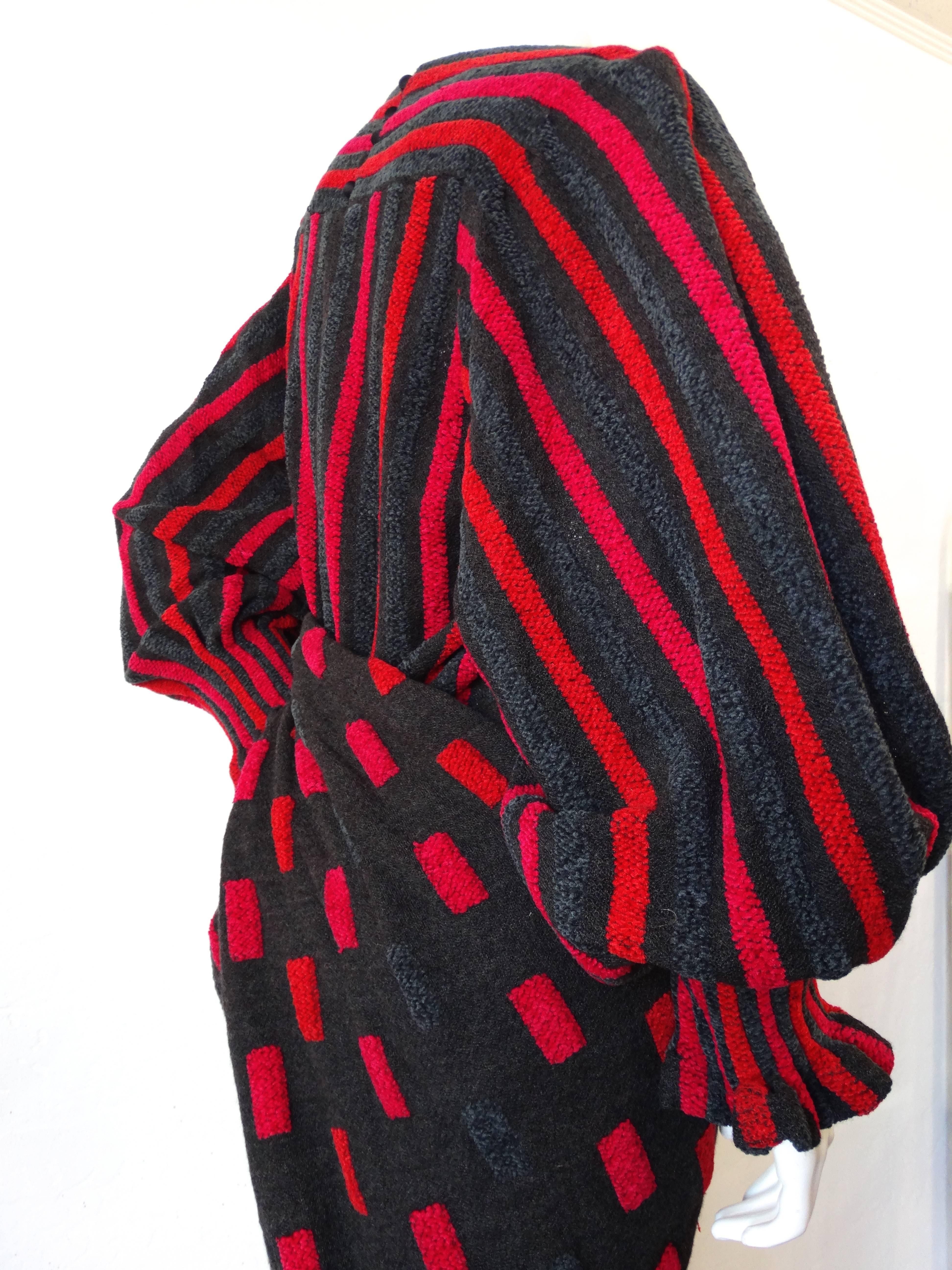 1980s Akira Isogawa Striped Knit Dress 2