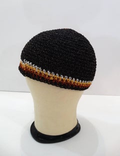 1970’s Saks Fifth Avenue Knit Tassel Skullcap