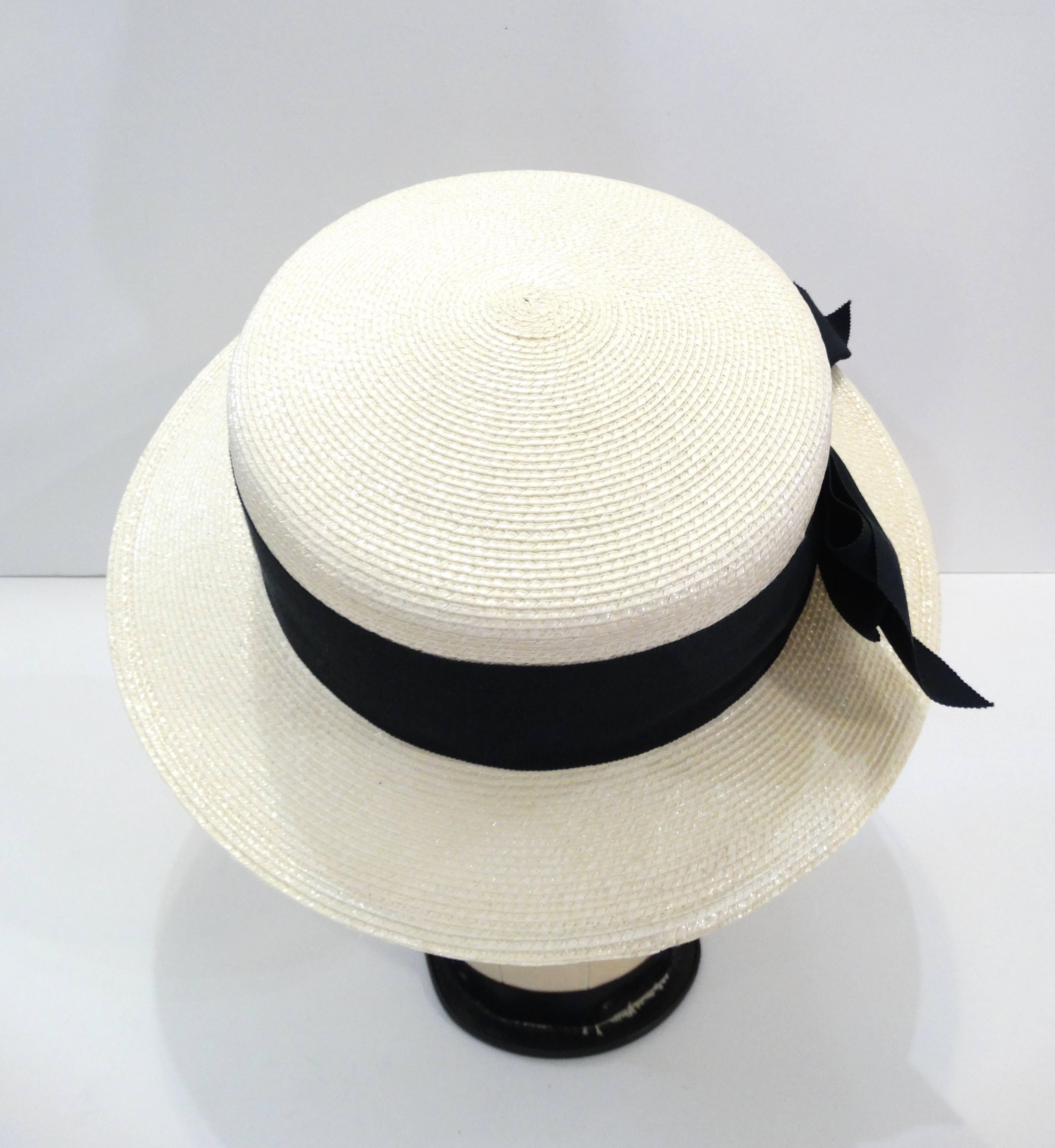 Women's Yves Saint Laurent Boater Hat