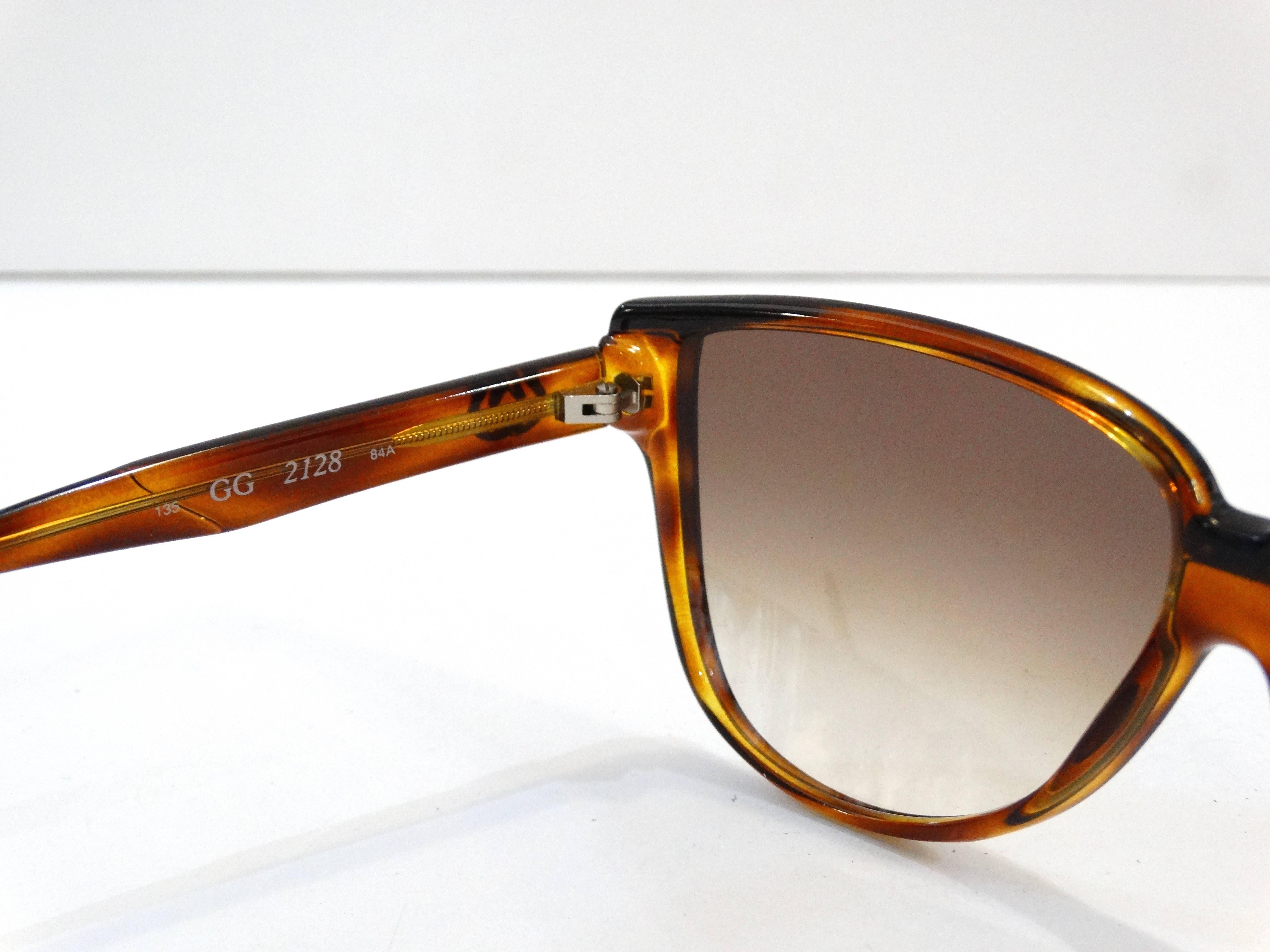 1980s Gucci Oversized Sunglasses  3