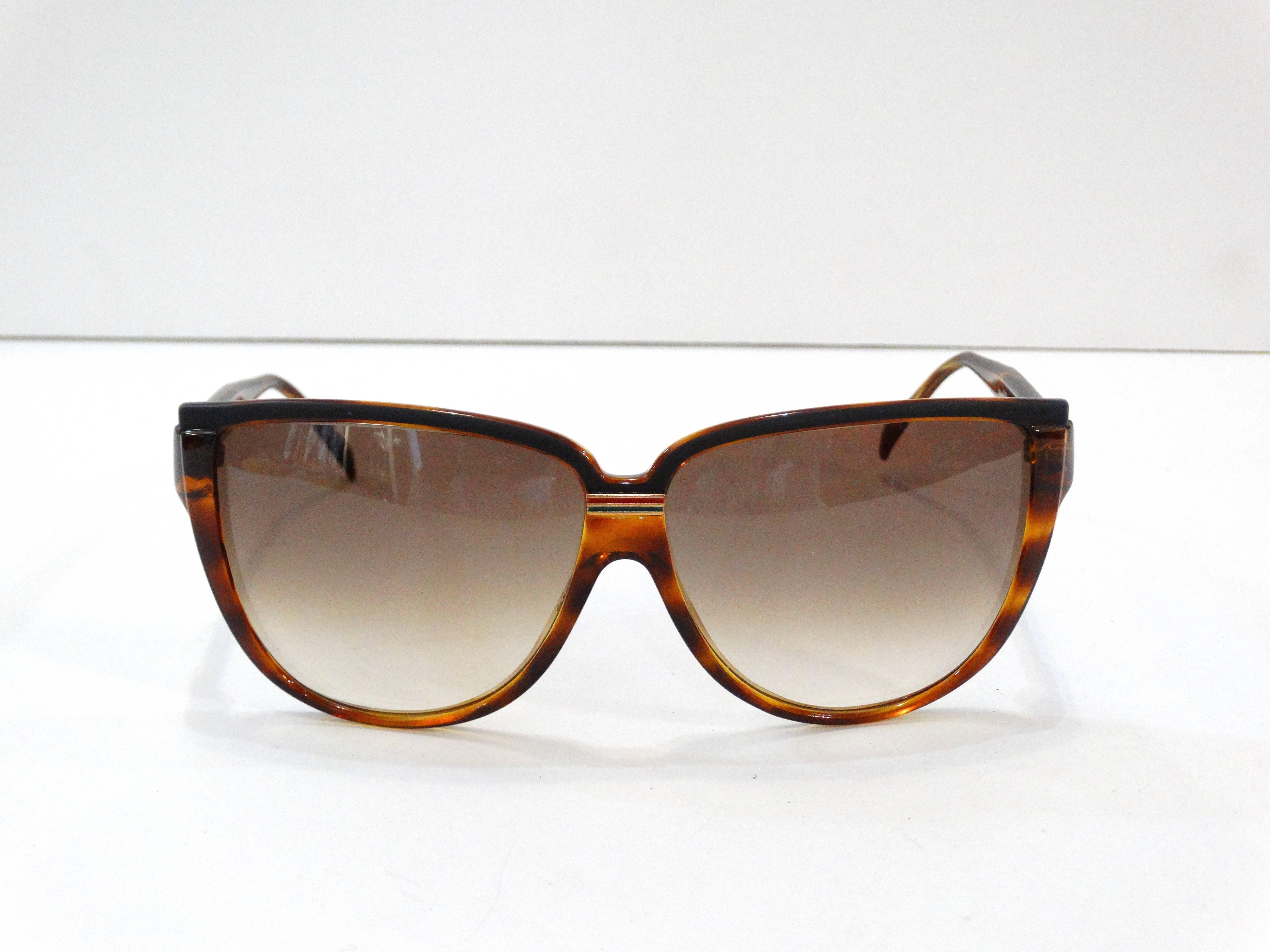 1980s Gucci Oversized Sunglasses  4