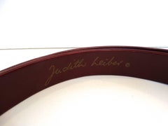 1980s Judith Leiber Lion Adjustable Belt