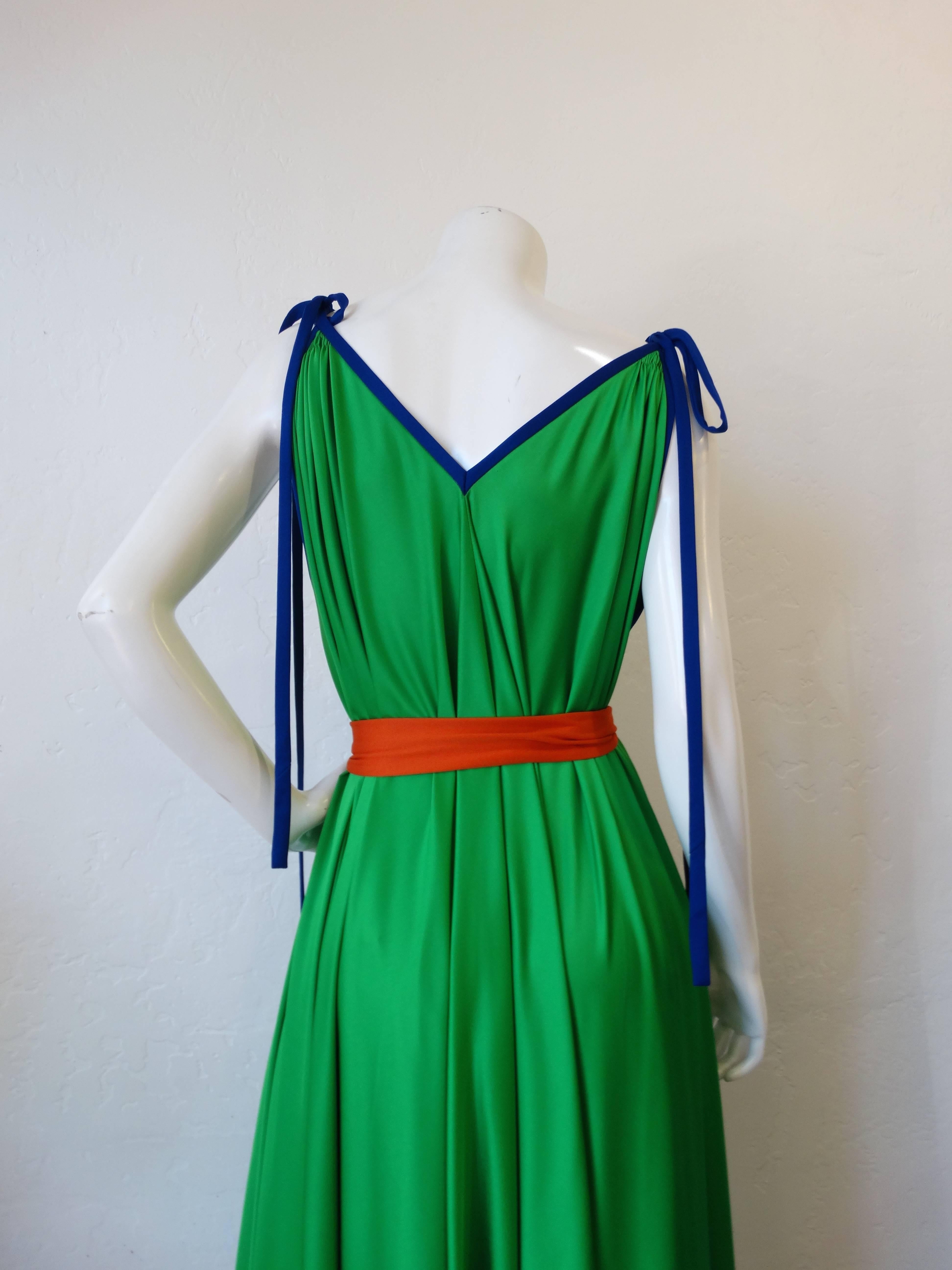 Fabulous 1970s Tori Richard Trapeze Dress 3
