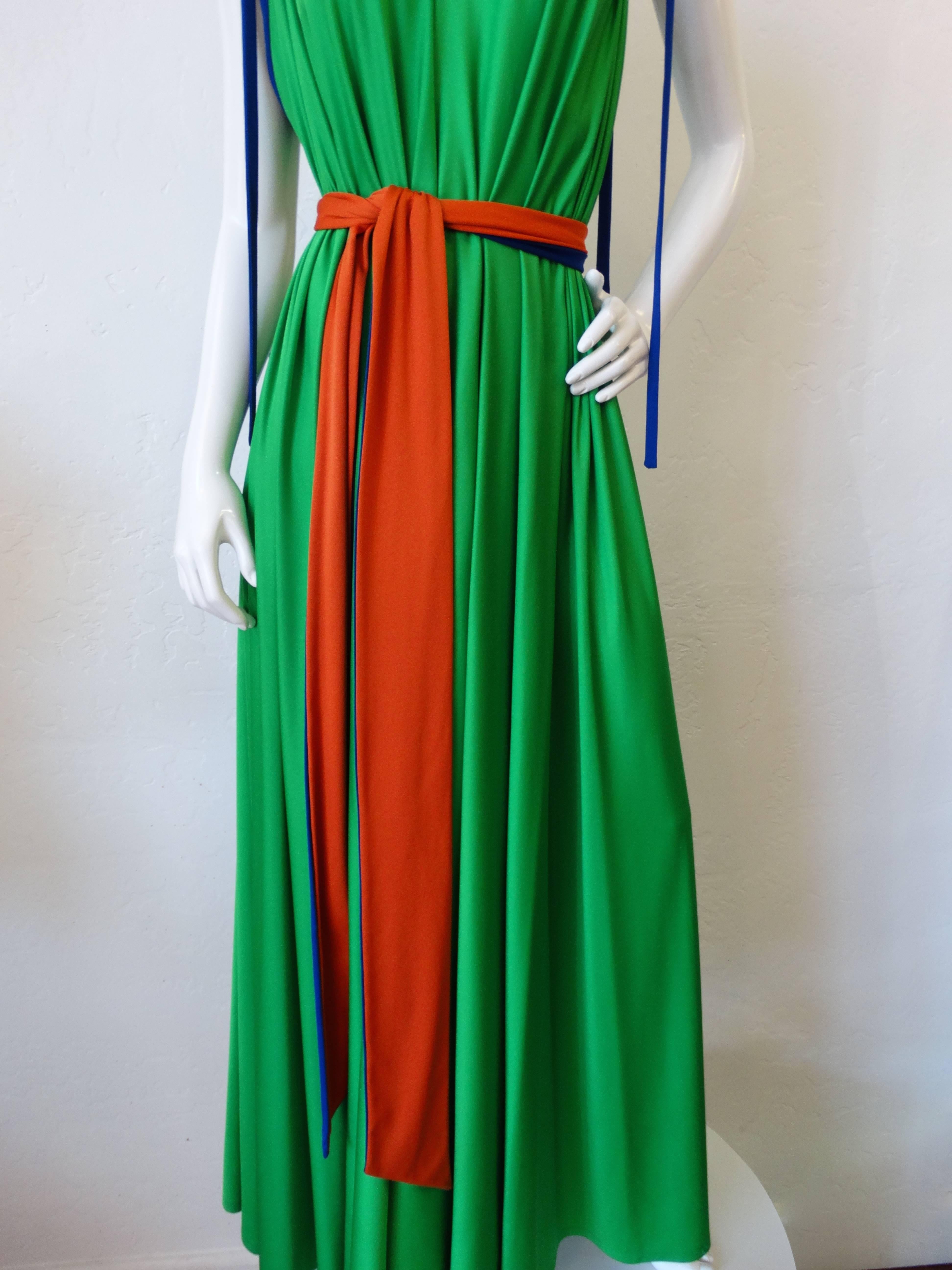 Fabulous 1970s Tori Richard Trapeze Dress 4