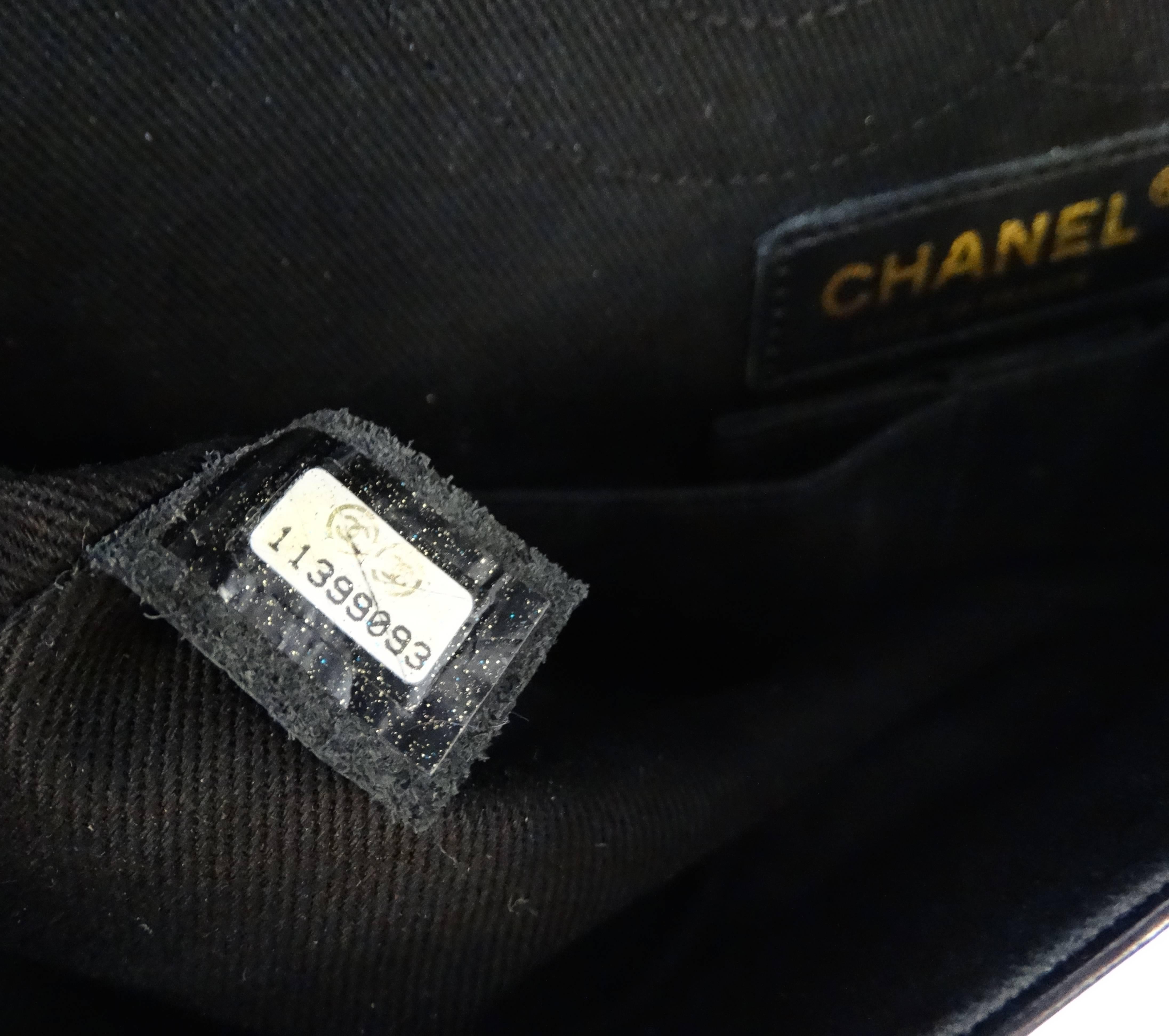 Black 2007 Chanel CC Punk 2.55 Reissue 225 Flap Handbag