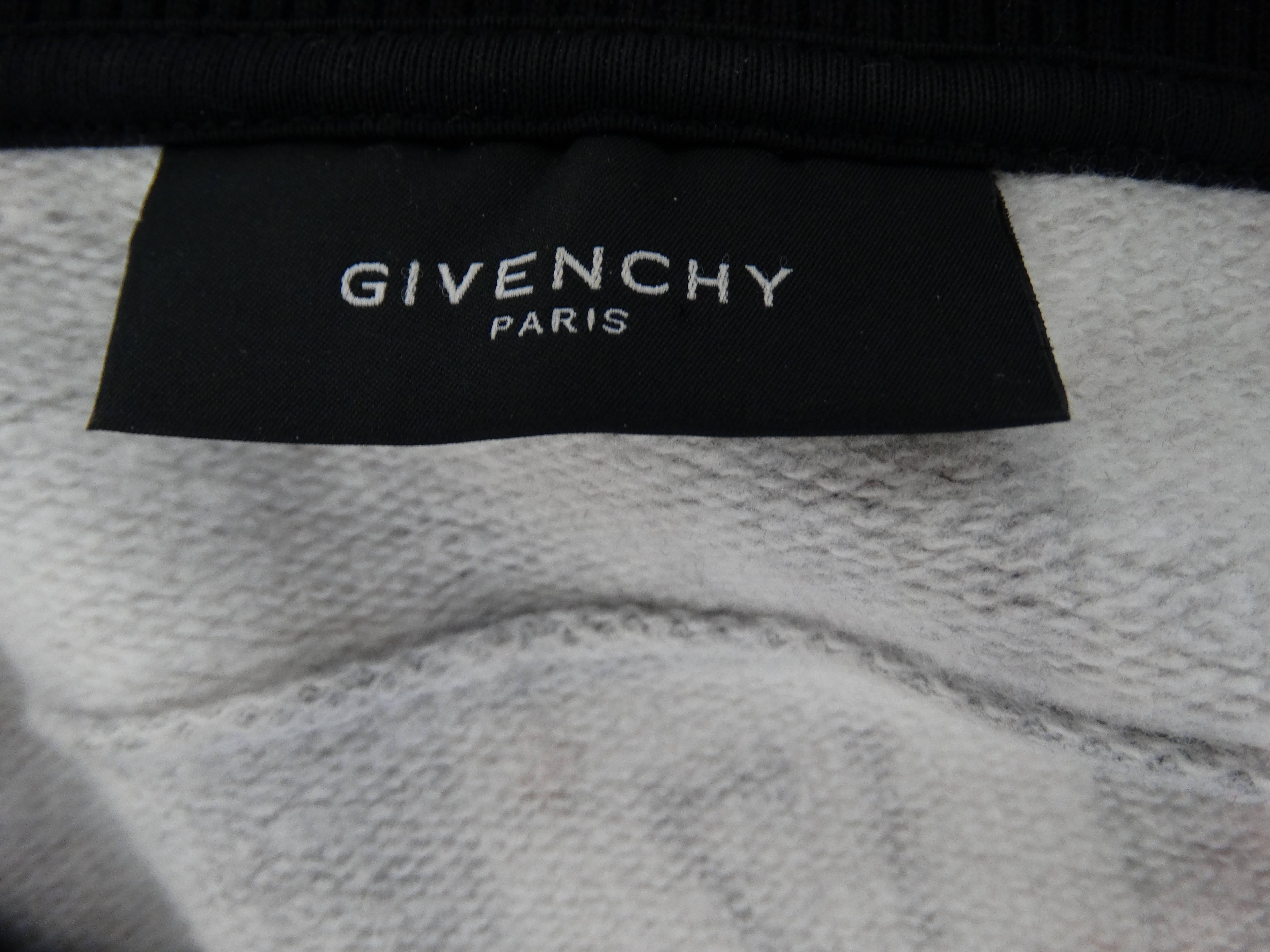 Black Givenchy Robot Print Crew-Neck Sweatshirt 