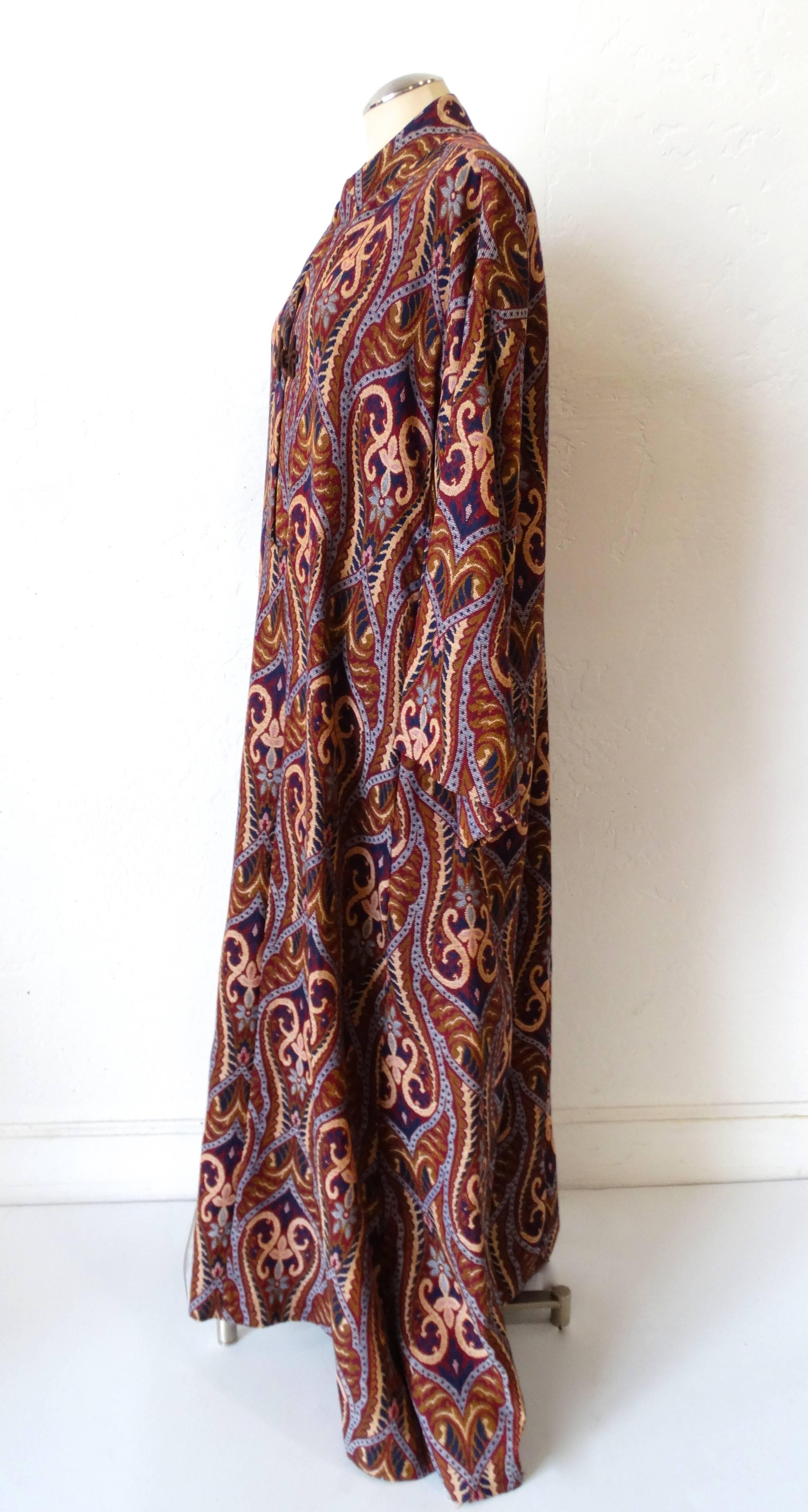 1970s Tapestry Bell Sleeve Kaftan 3