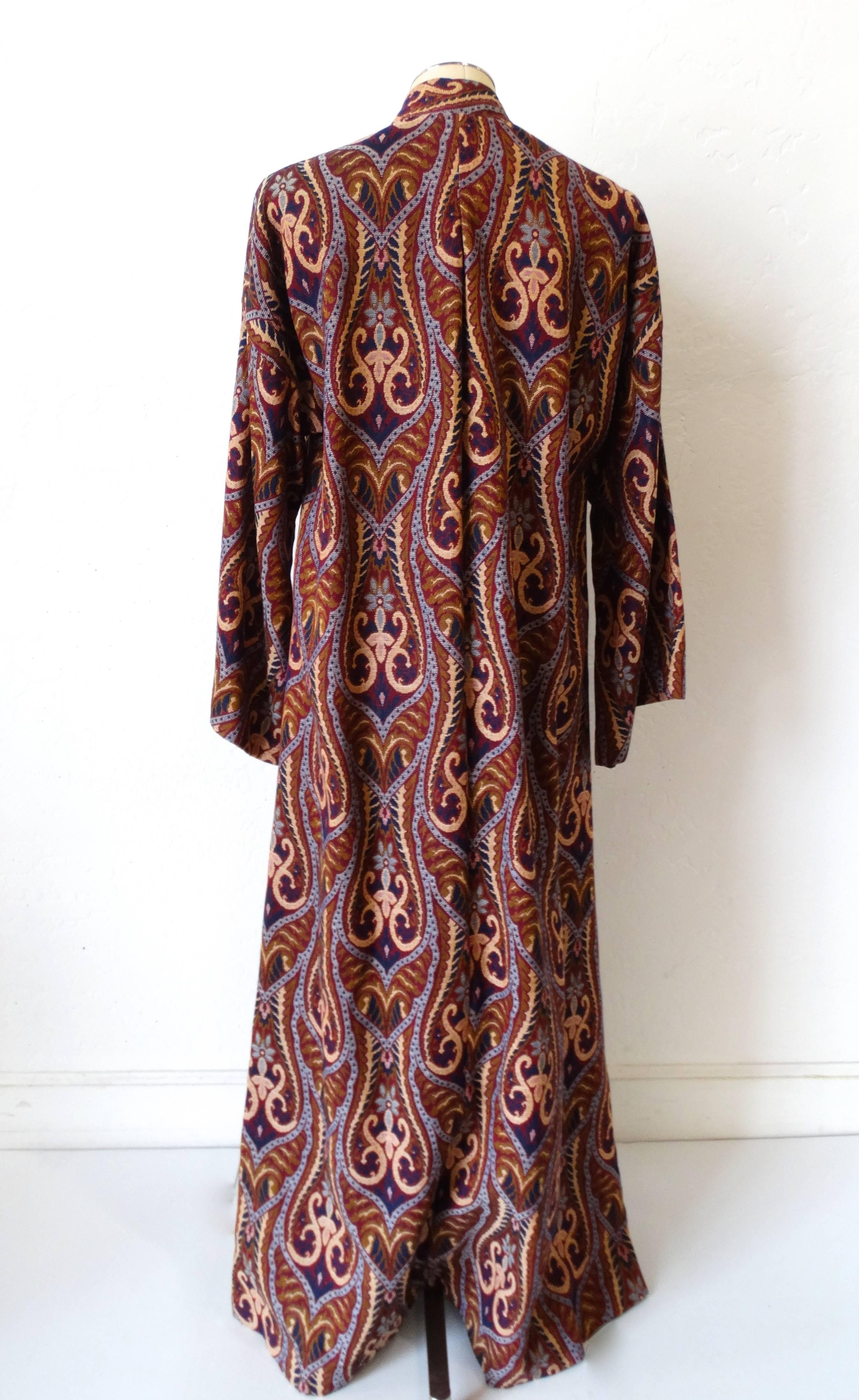 Women's 1970s Tapestry Bell Sleeve Kaftan
