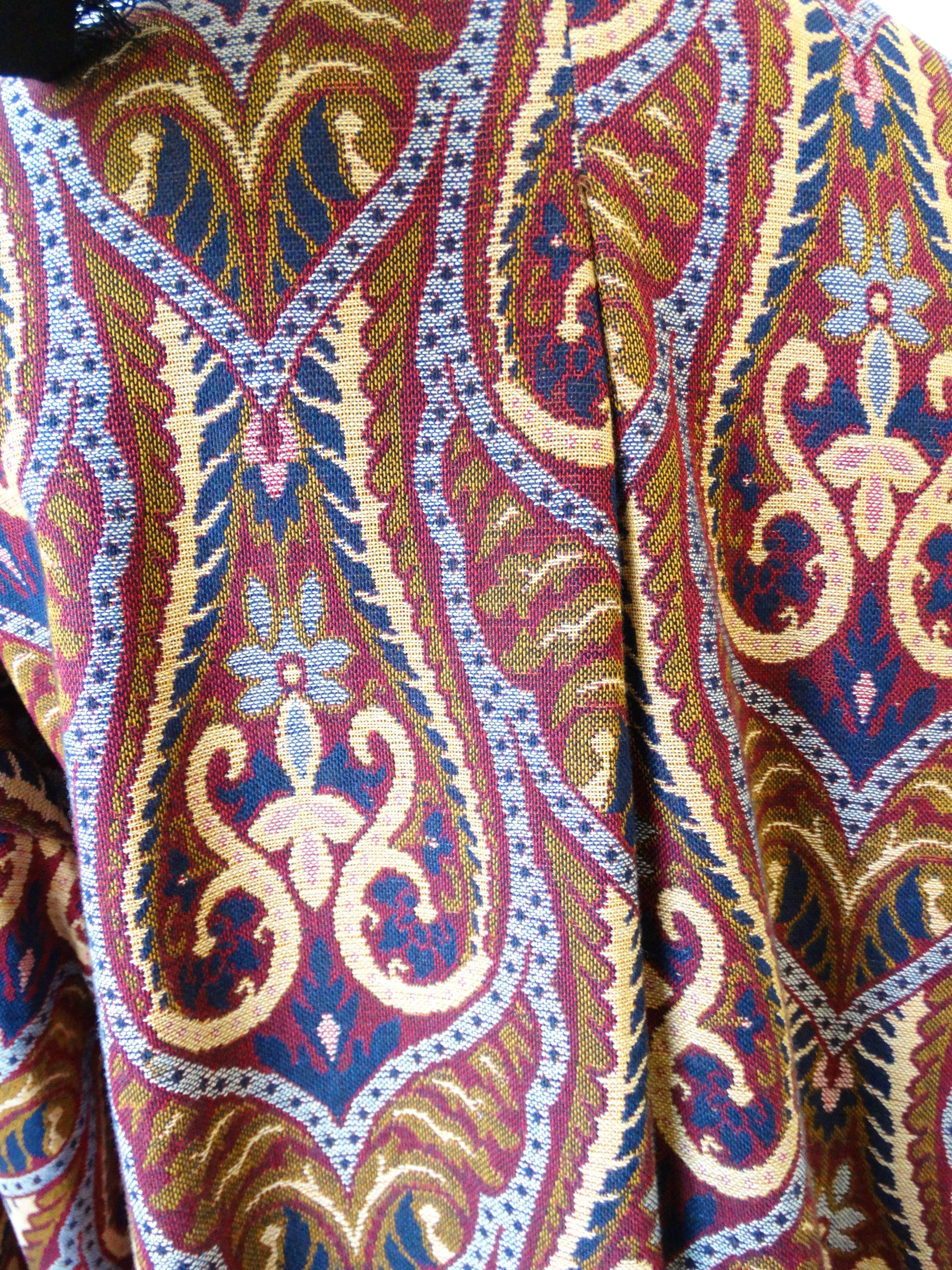1970s Tapestry Bell Sleeve Kaftan 1