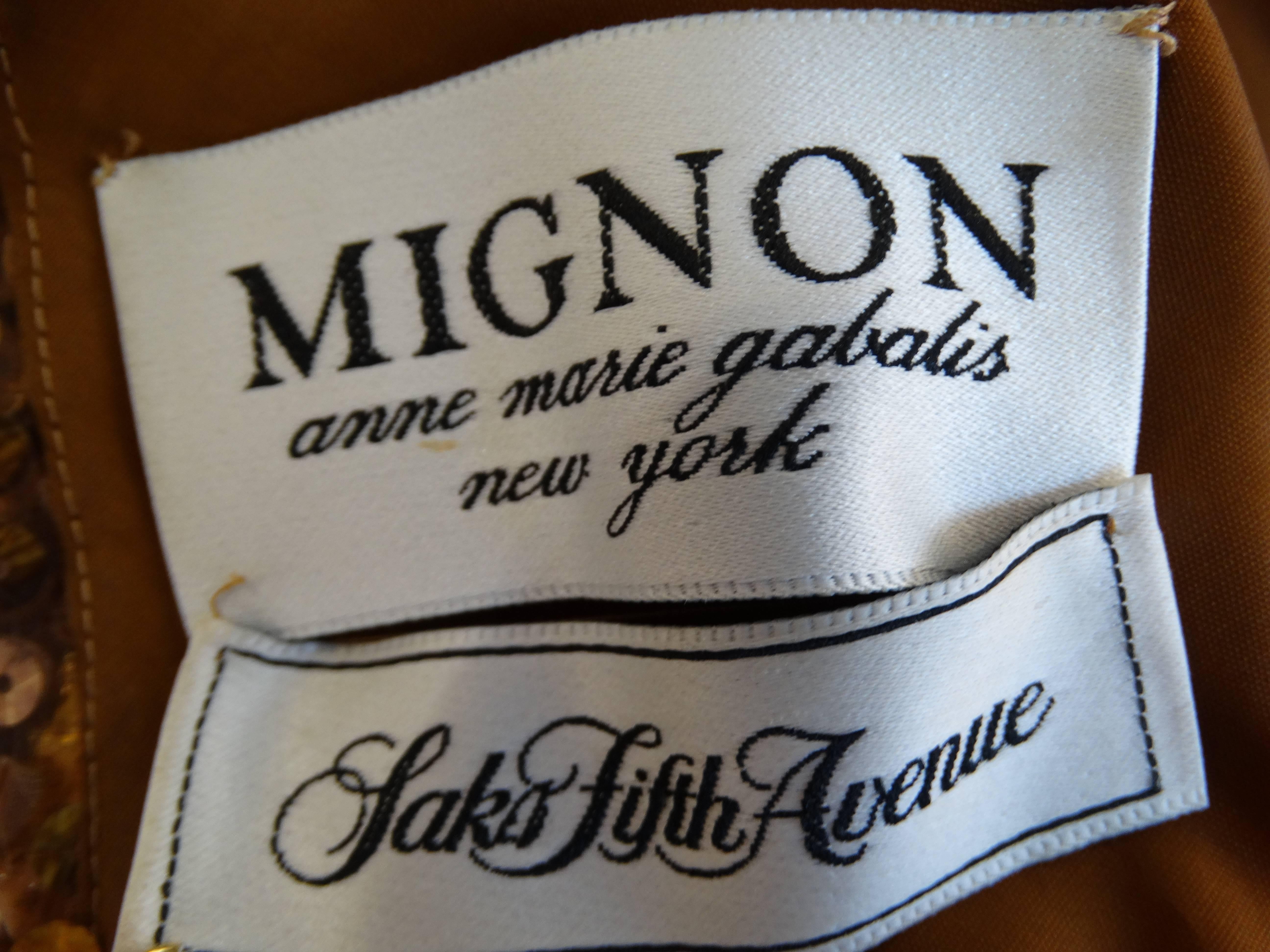 Saks Fifth Avenue - Robe léopard à sequins Mignon des années 1980 en vente 5