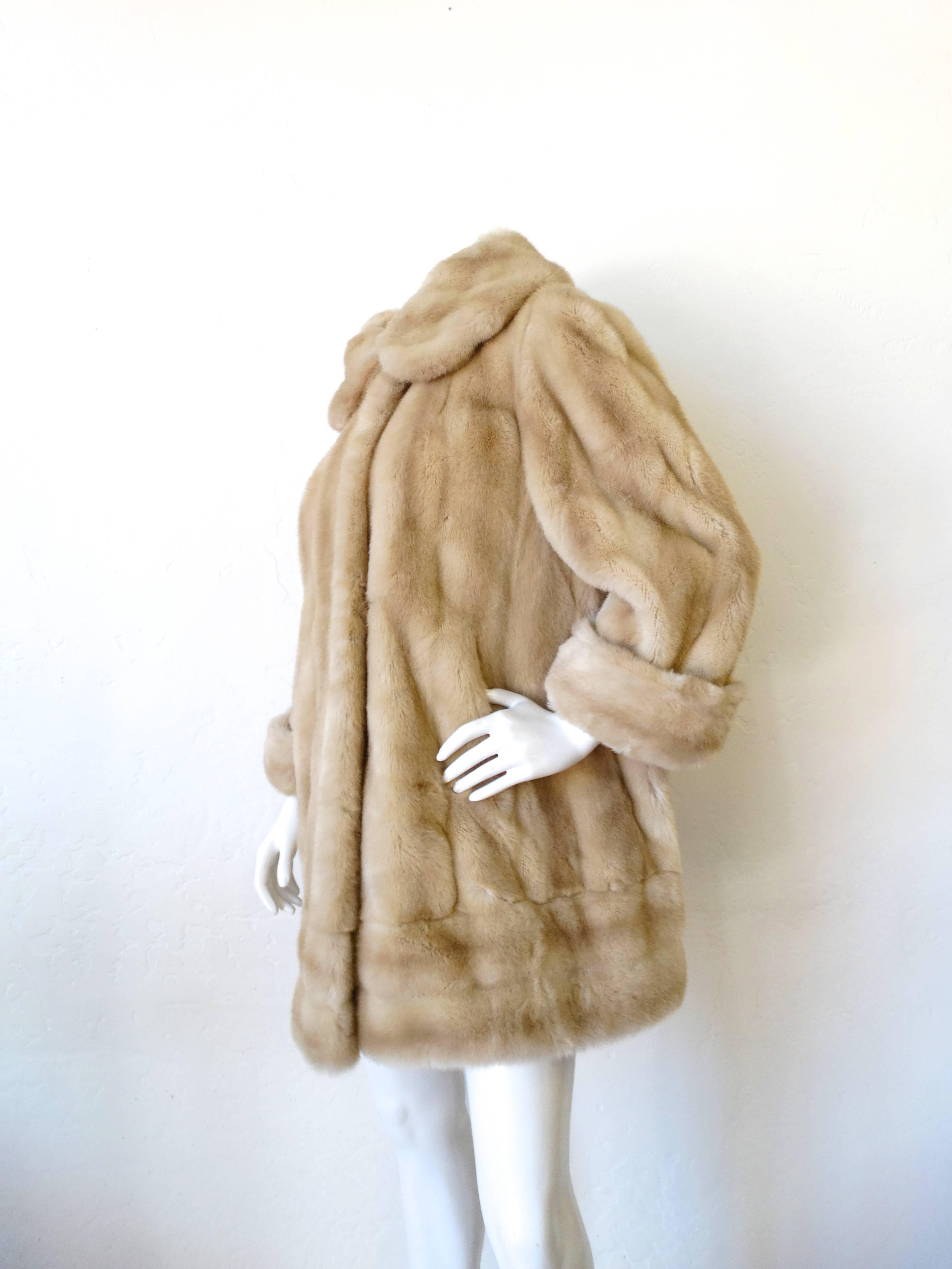 Faux Mink Fur Coat, 1960s   2