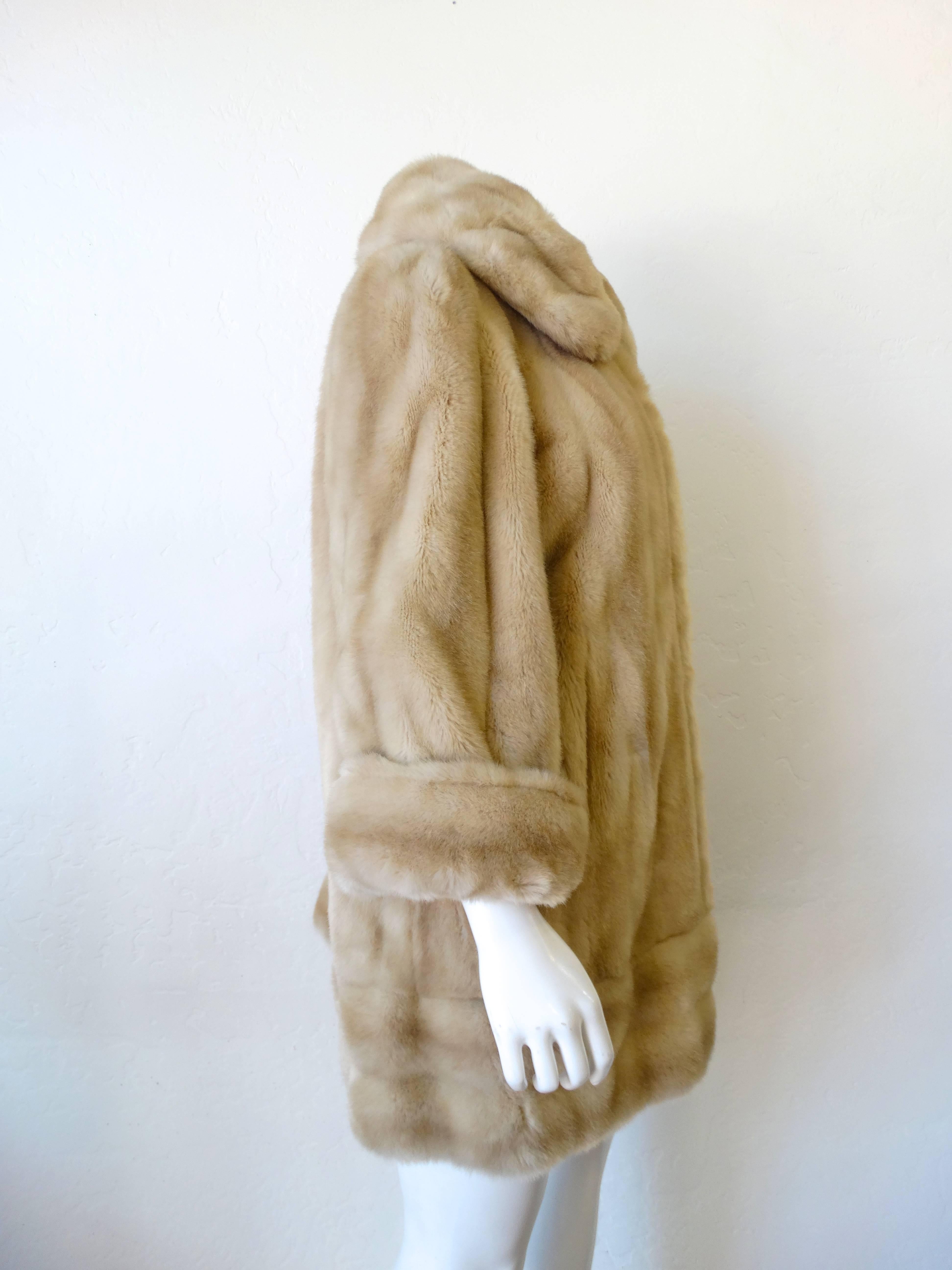 Women's Faux Mink Fur Coat, 1960s  