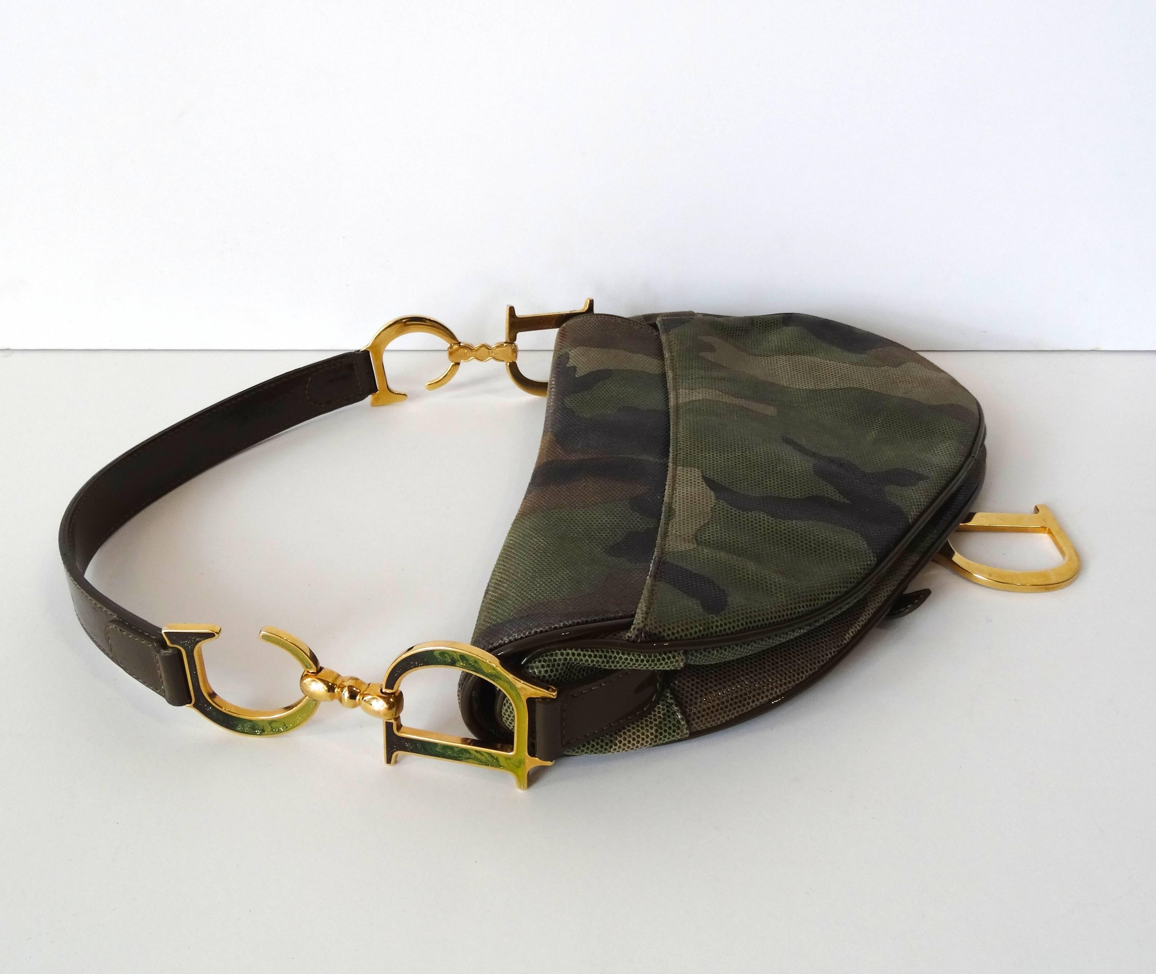 Christian Dior Camouflage Saddle Bag 2