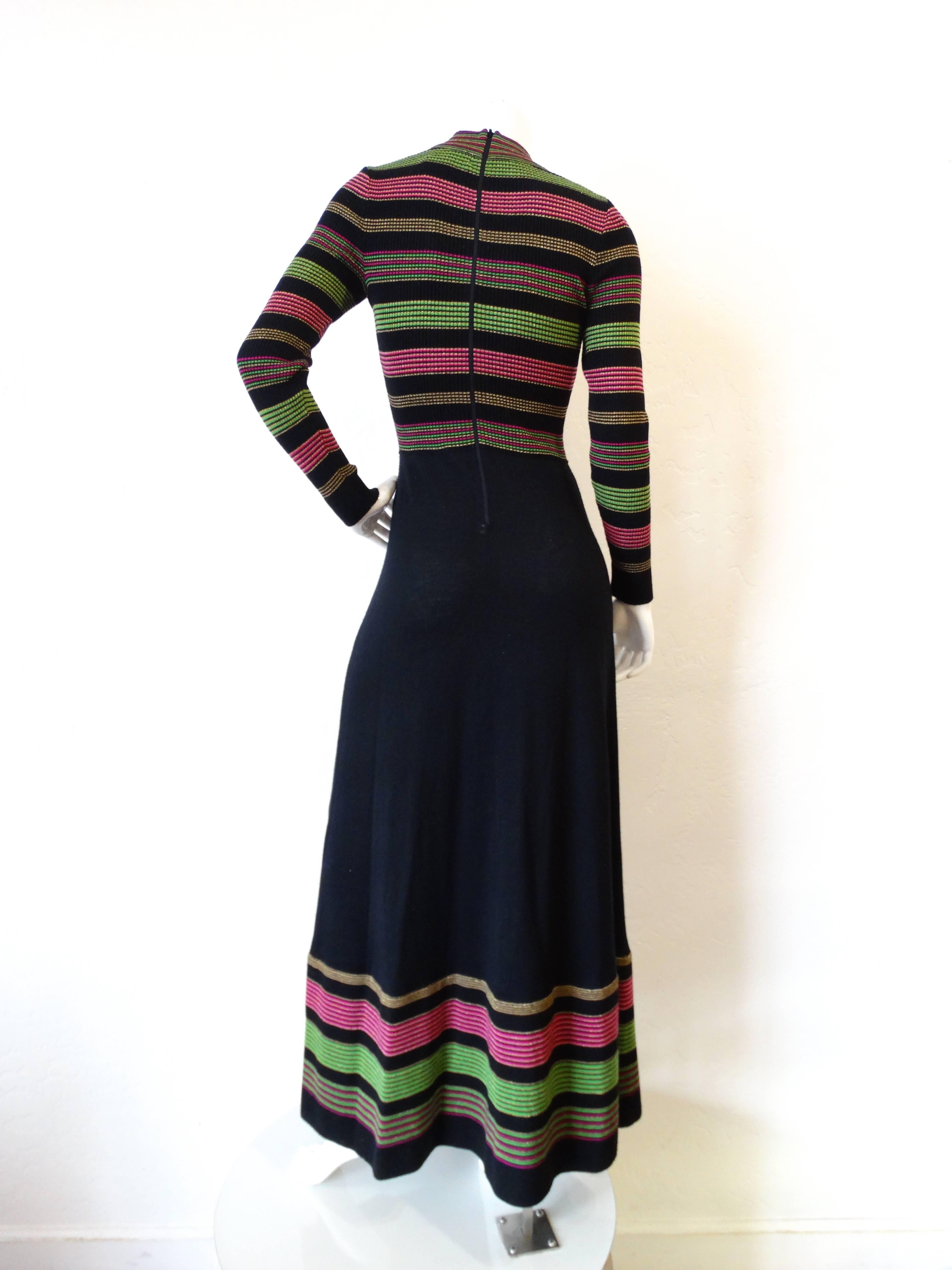 lurex dress 70s