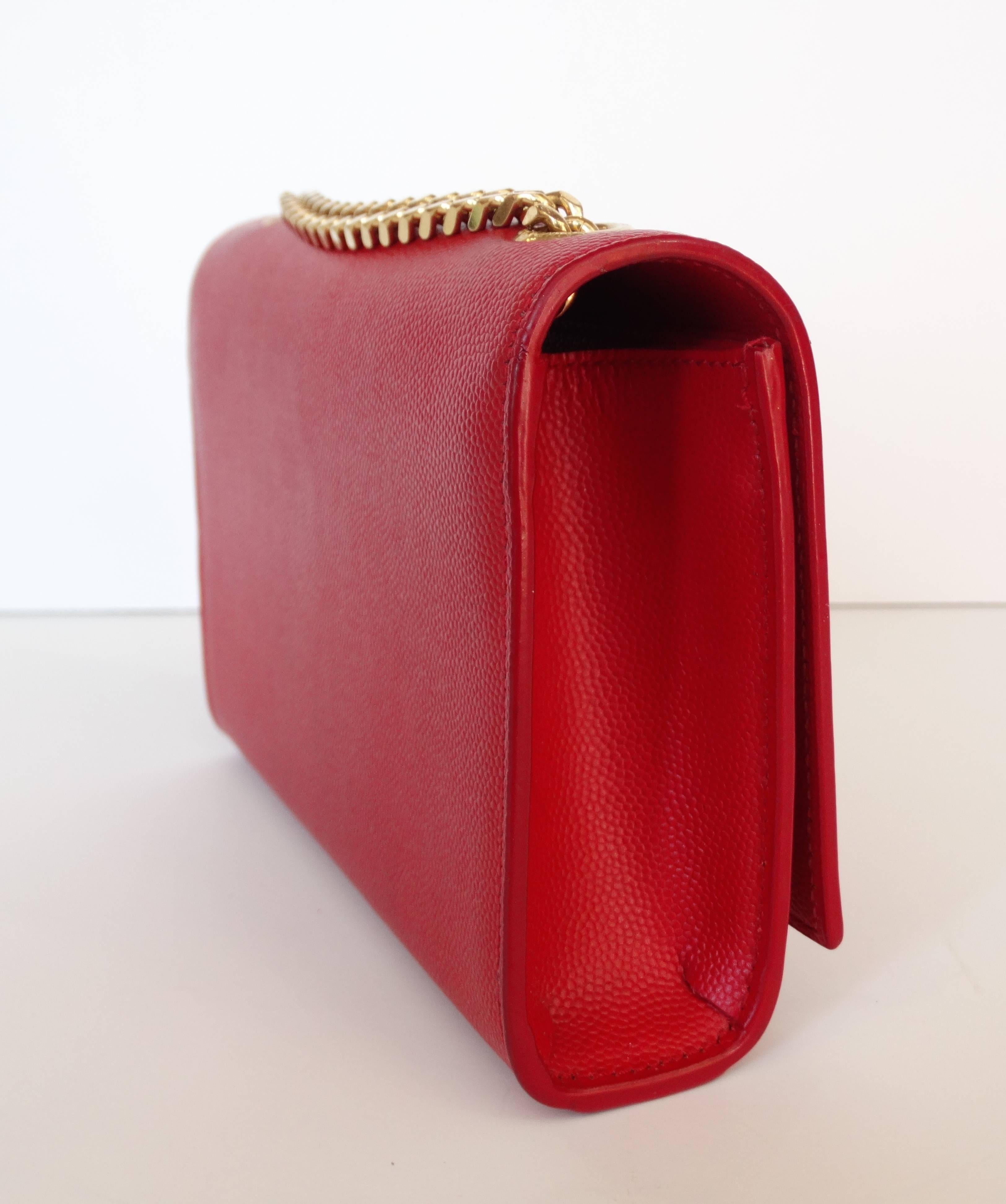 ysl red crossbody