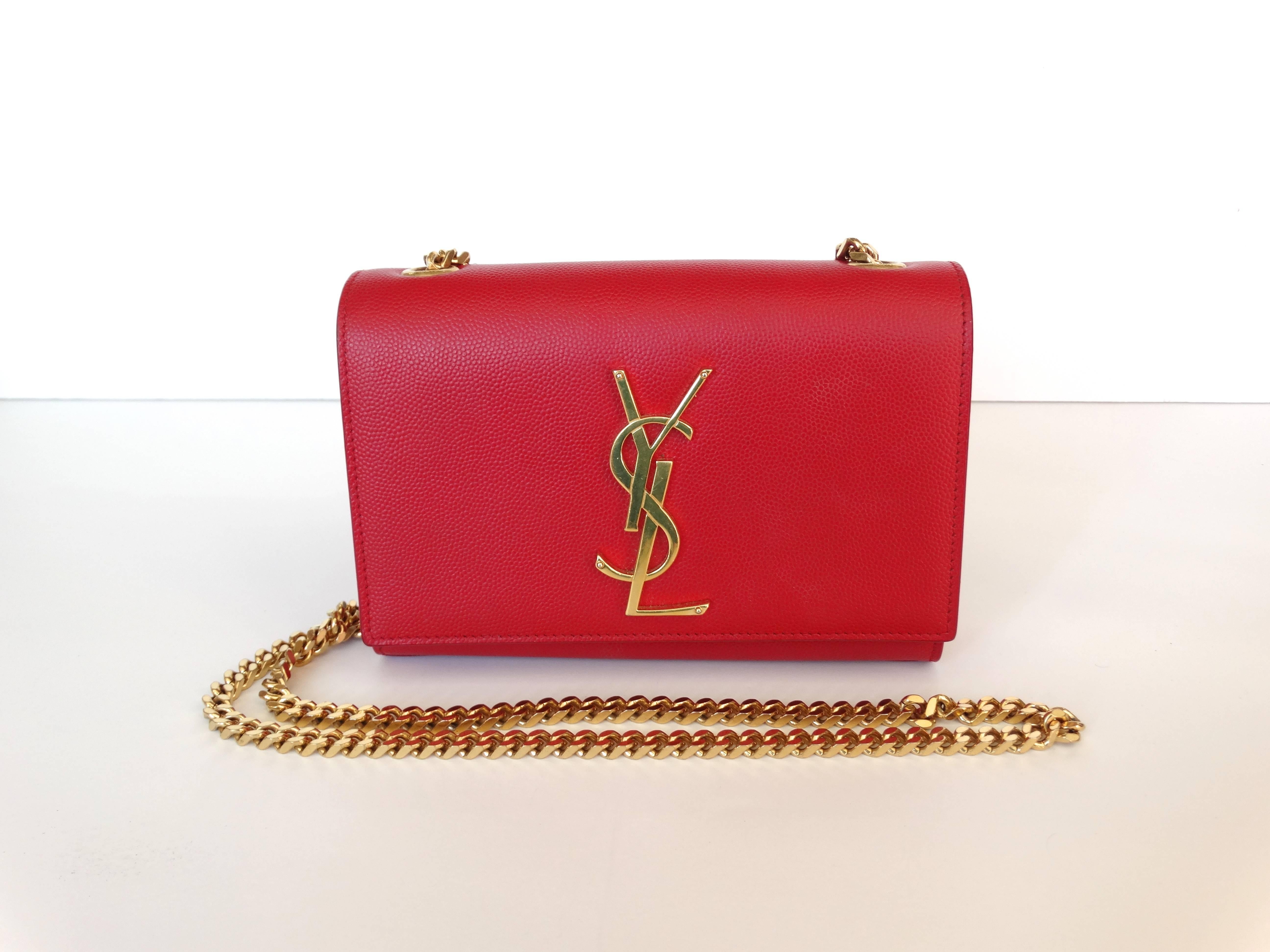 Yves Saint Laurent Lipstick Red Crossbody Bag at 1stDibs | ysl red ...
