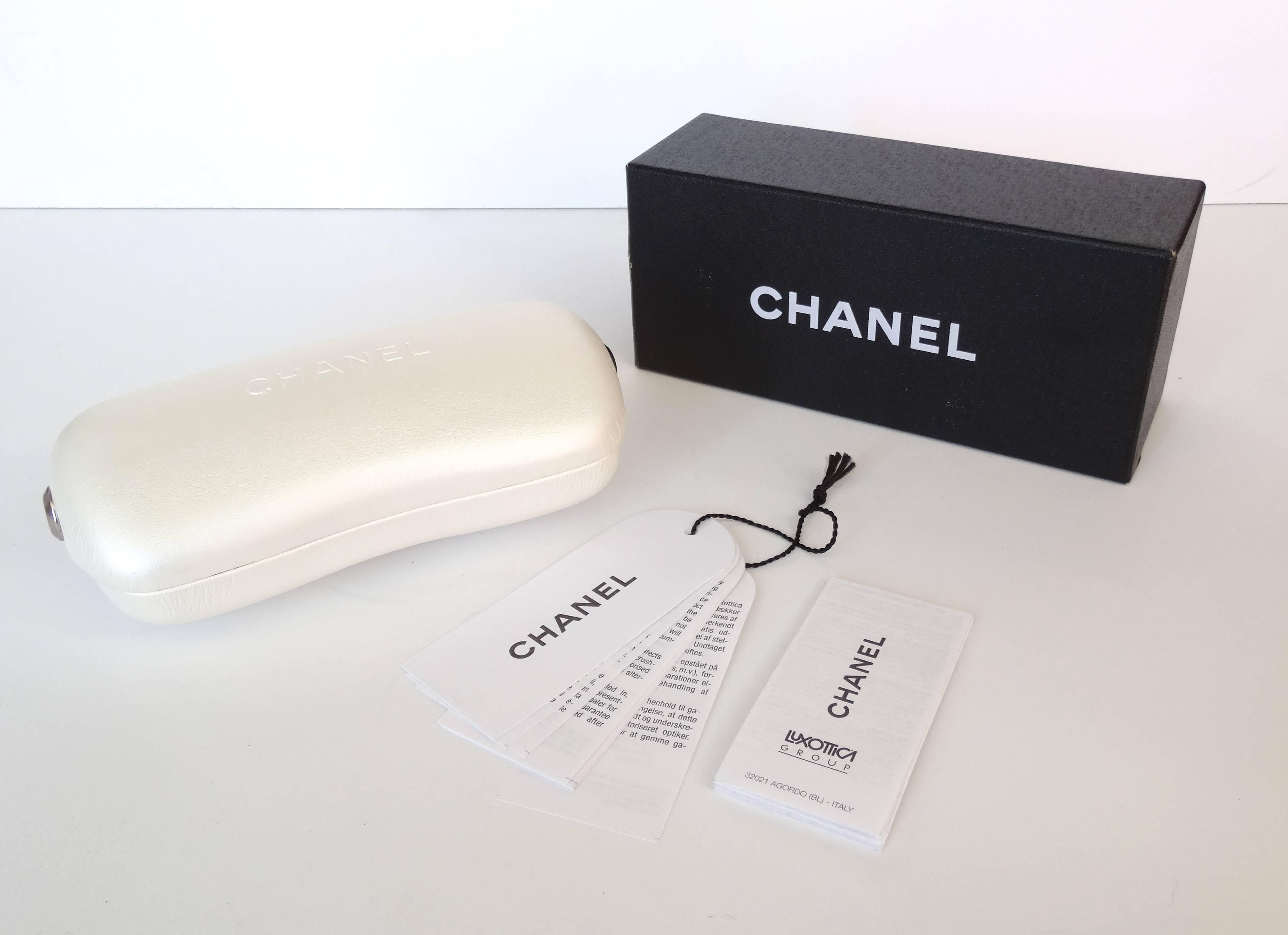 2000s Chanel Pink Ombre Sunglasses 2