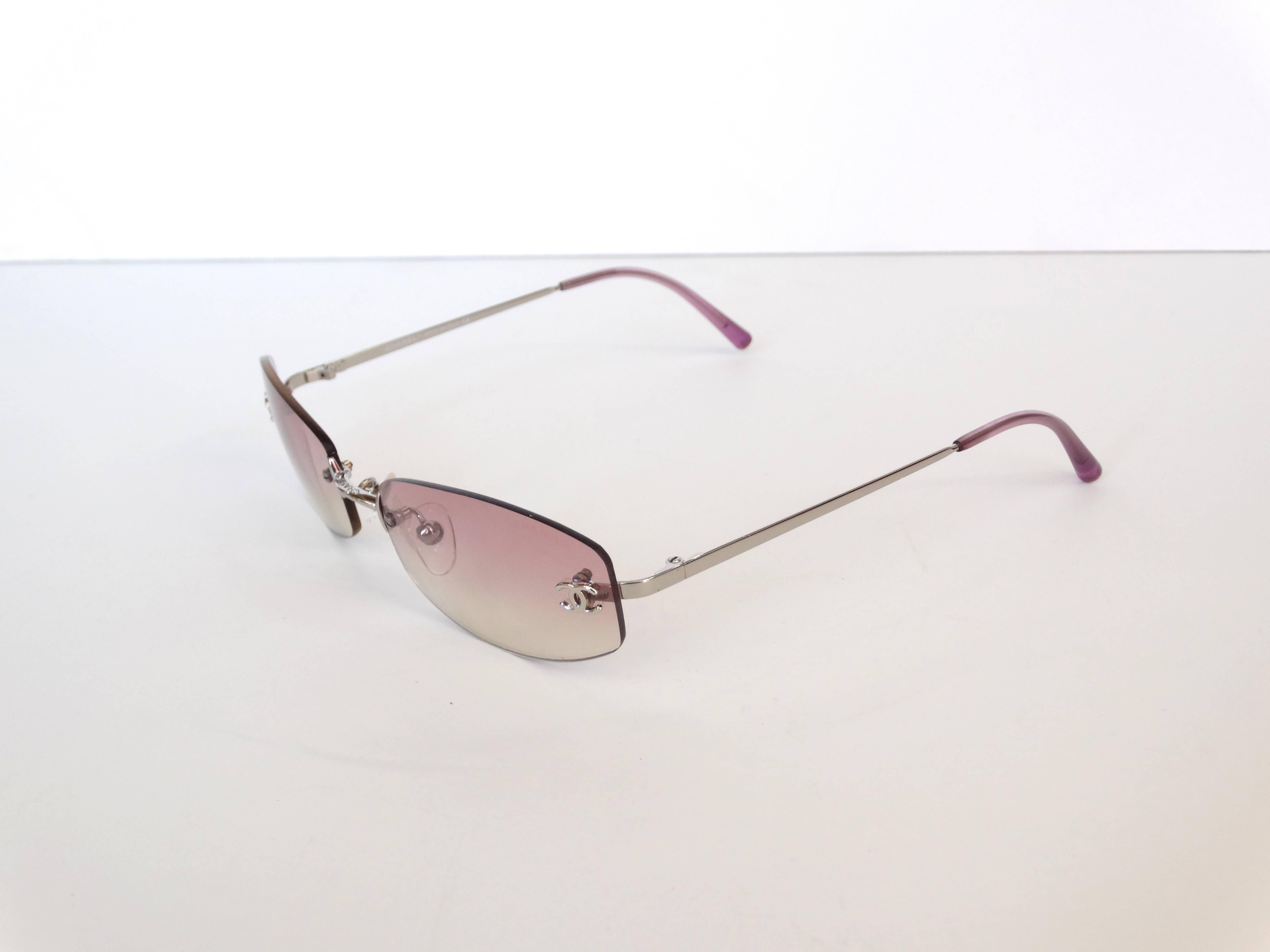 Women's 2000s Chanel Pink Ombre Sunglasses