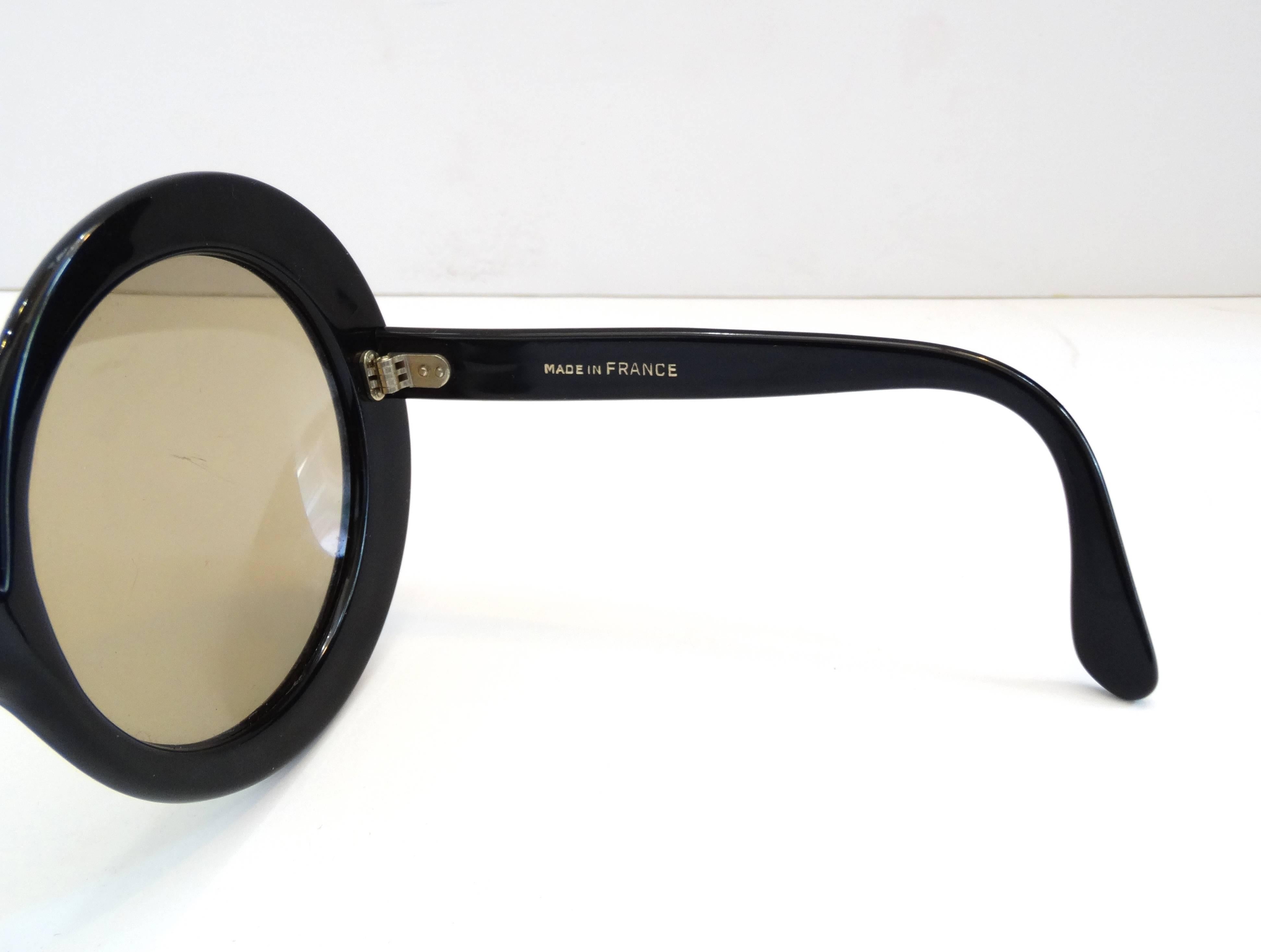 Emilio Pucci Oversized Sunglasses, 1960s  In Excellent Condition In Scottsdale, AZ