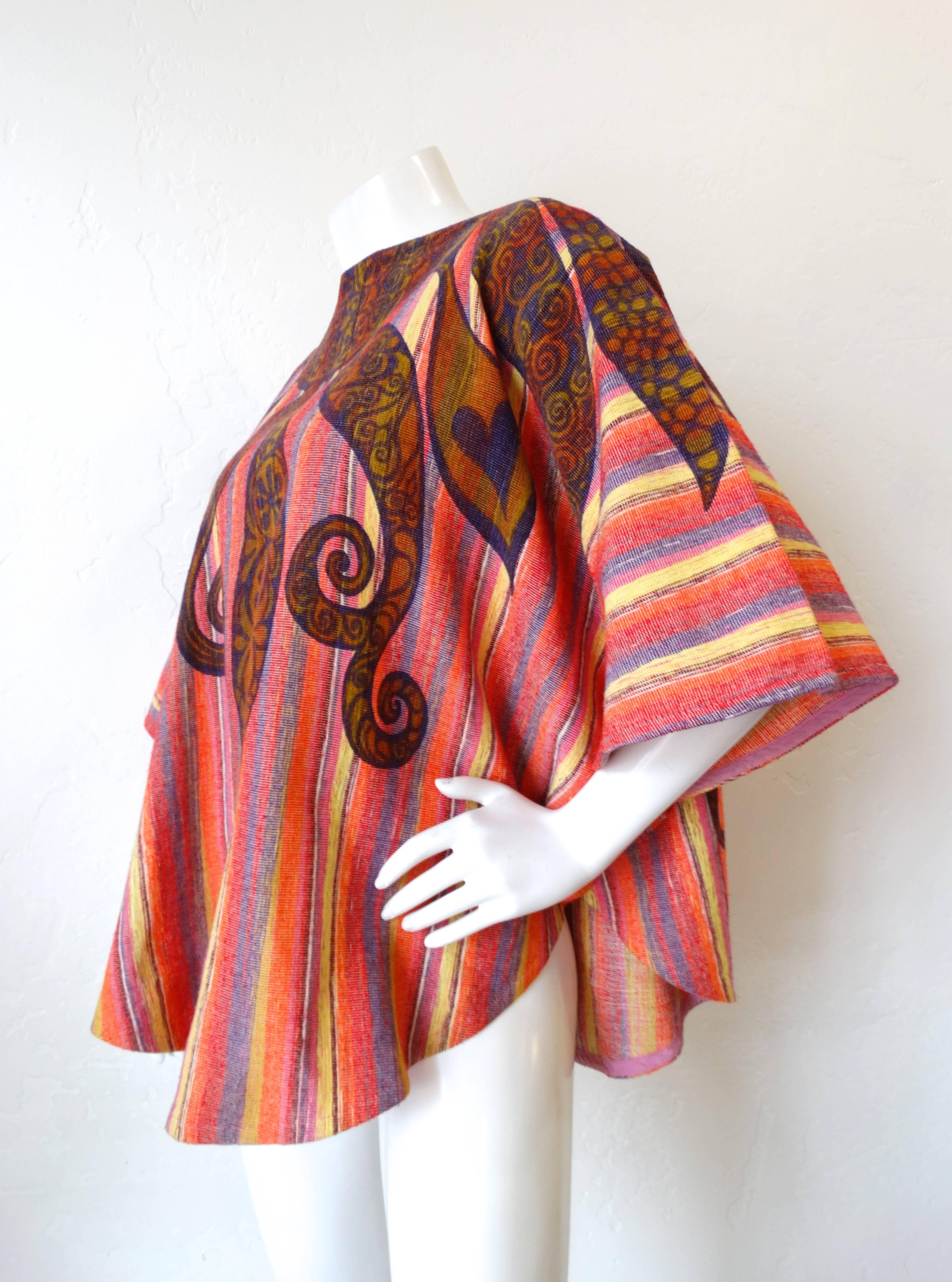 1970s Rikma Striped Bell Sleeve Top 2