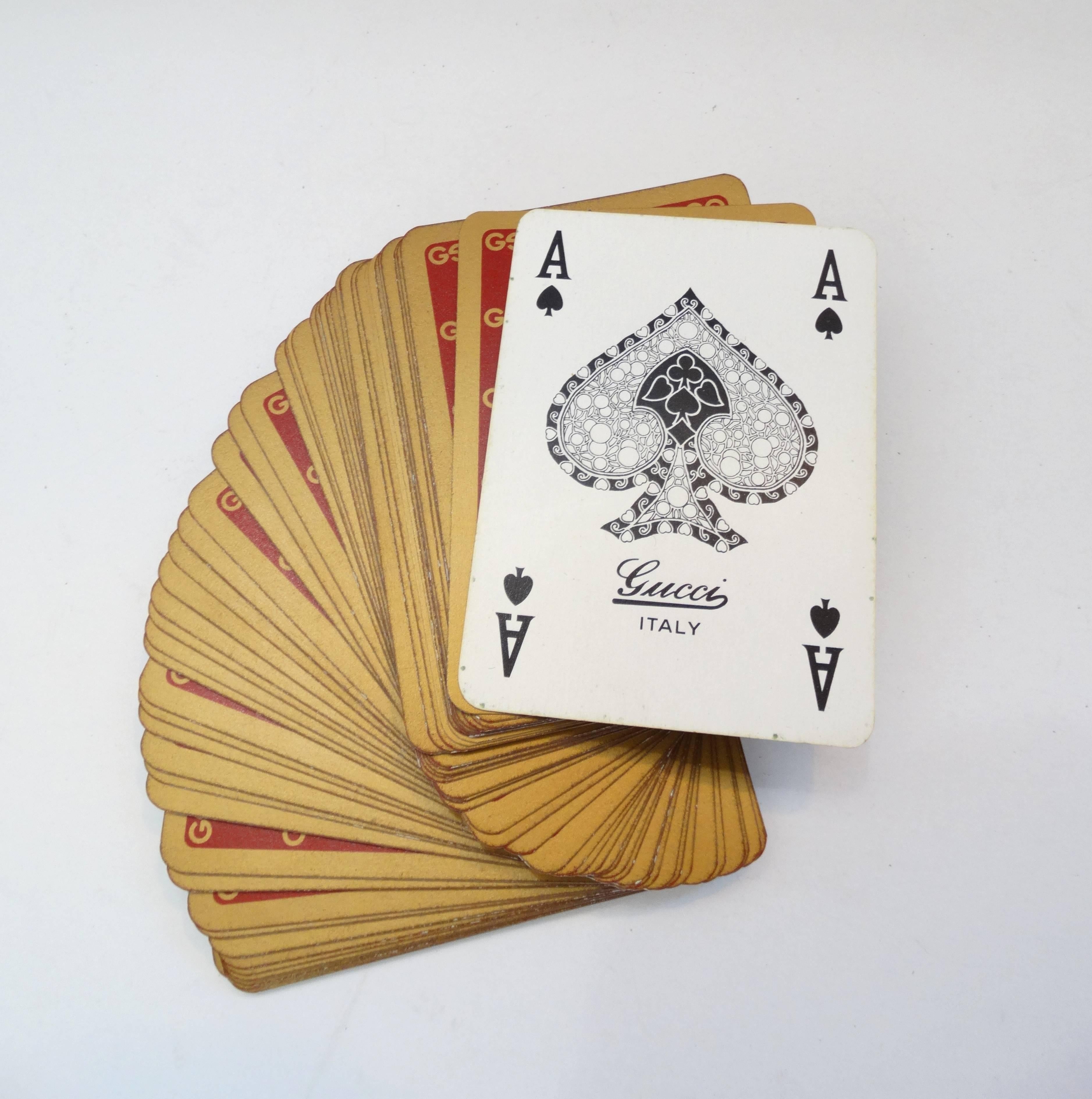 gucci playing cards price