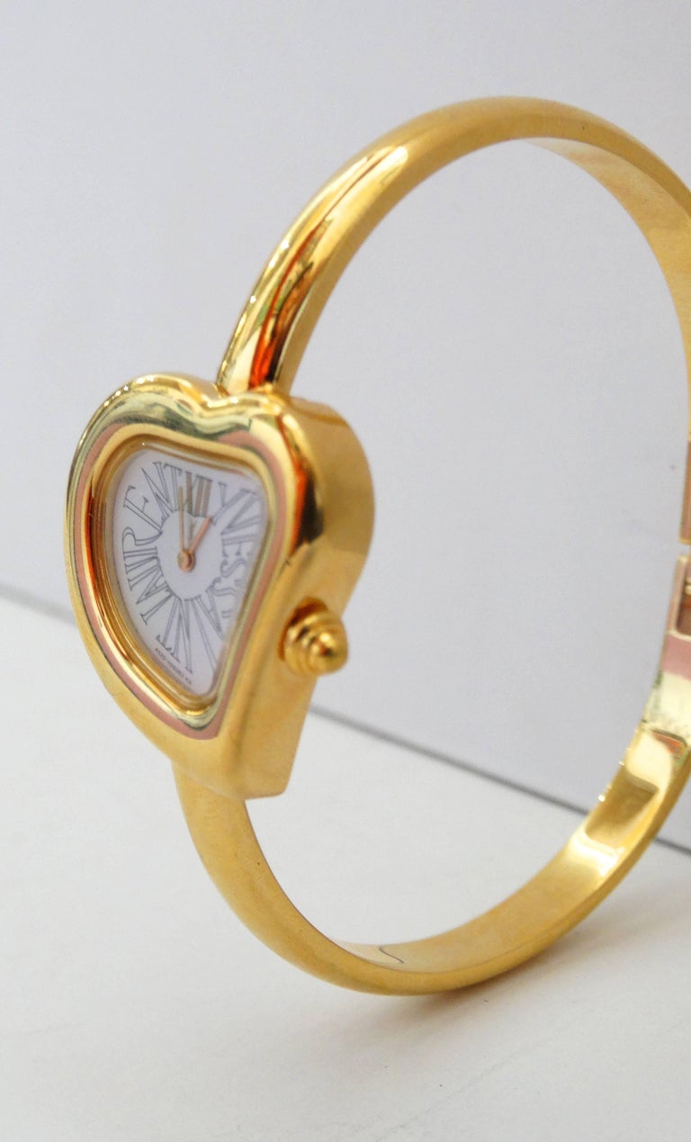 Yves Saint Laurent Heart Bangle Watch at 1stDibs ysl heart watch