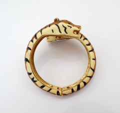 Kenneth Jay Lane Tiger Watch Bangle