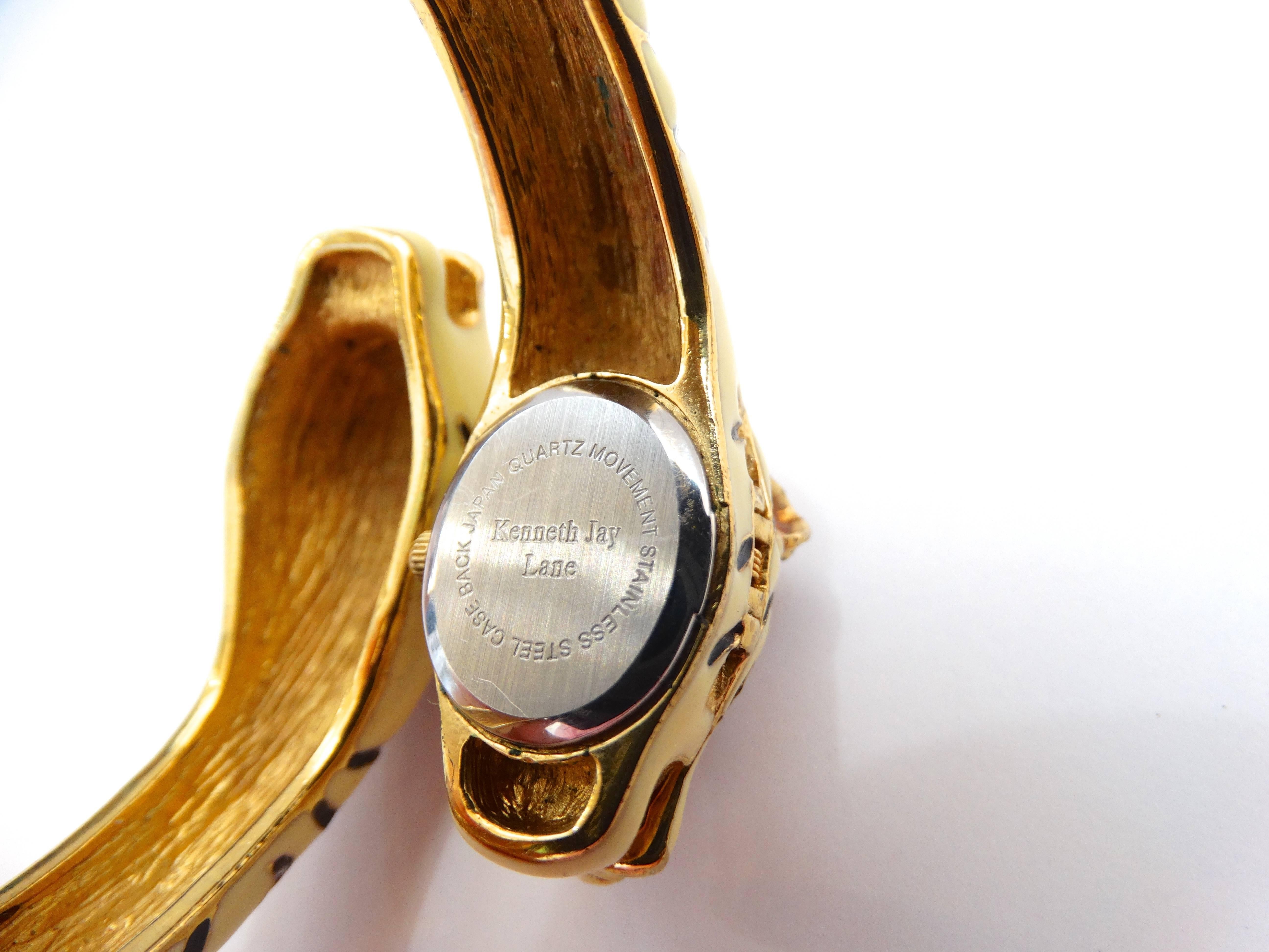 Women's Kenneth Jay Lane Tiger Watch Bangle