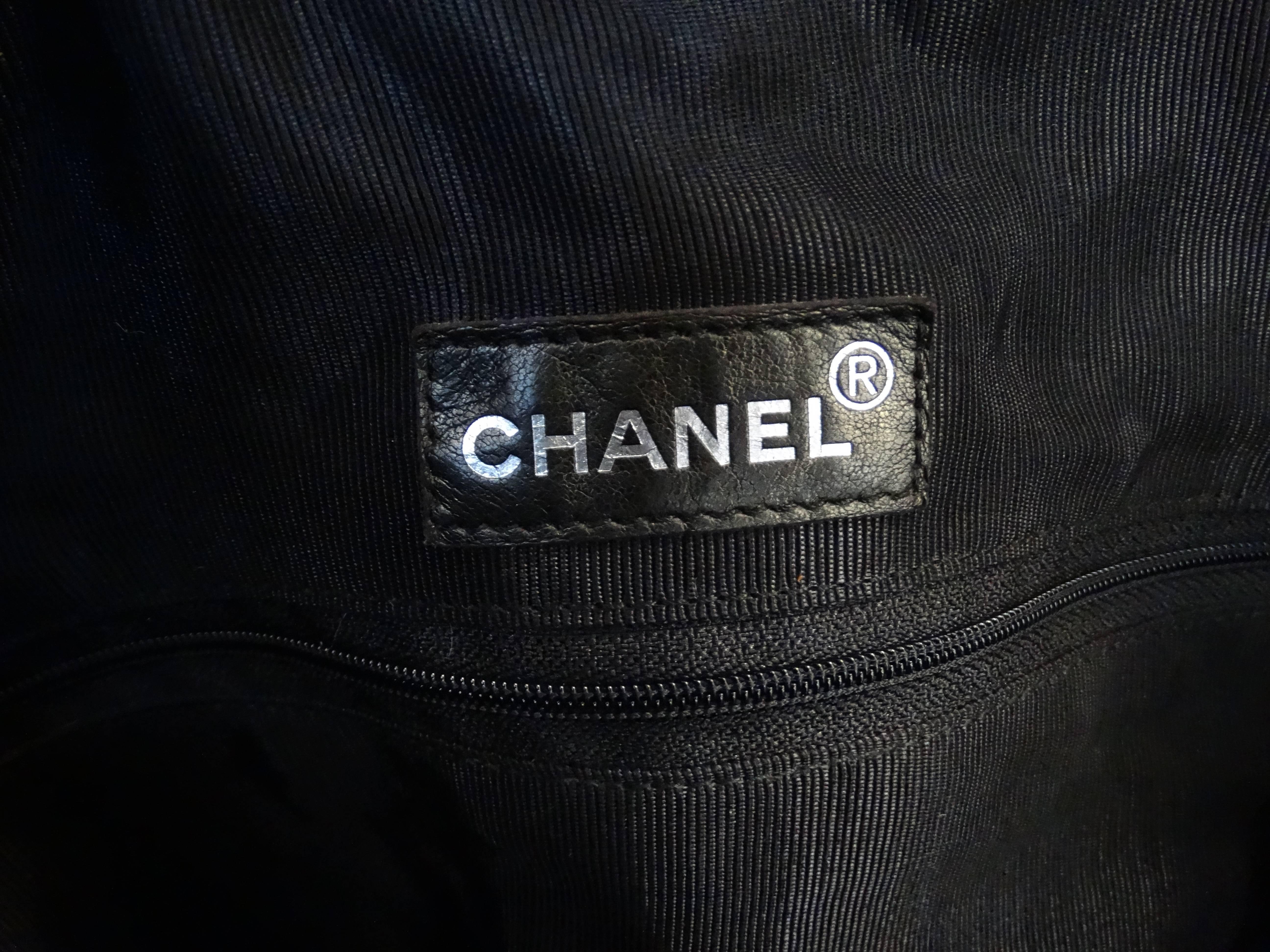 1990s Chanel Black Quilted Hobo Bag  3