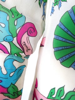 1960s Emilio Pucci Floral Printed Button Down