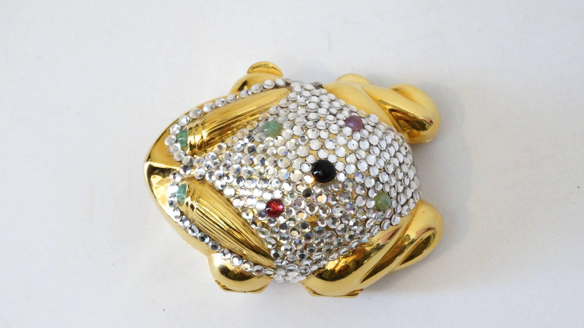 Judith Leiber Frog Pillbox, 1984   1