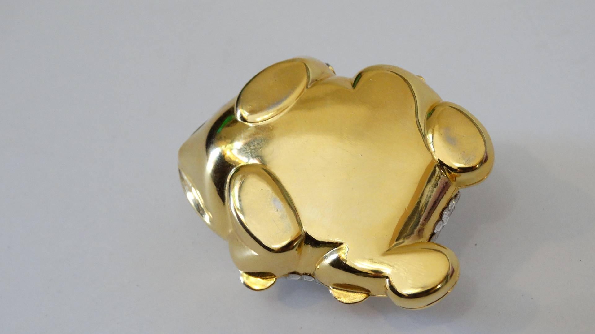 Judith Leiber Frog Pillbox, 1984   4