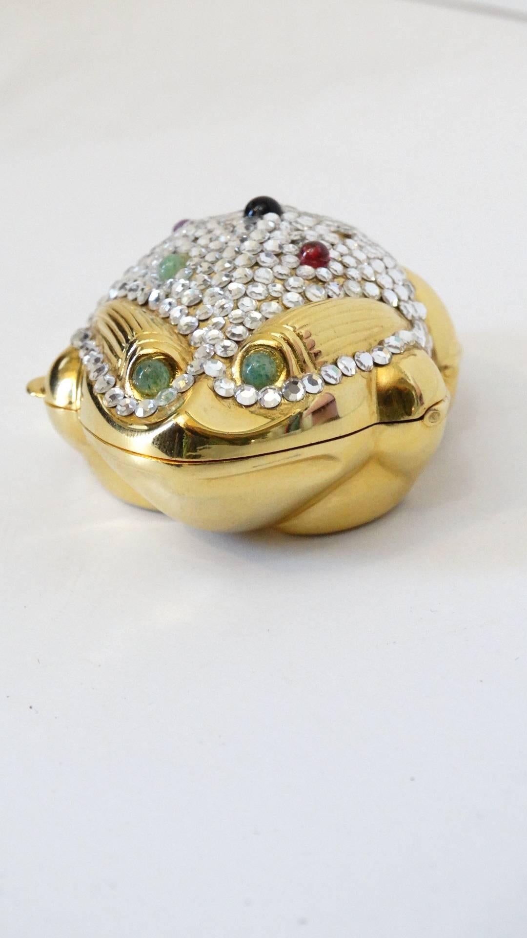 Judith Leiber Frog Pillbox, 1984 3