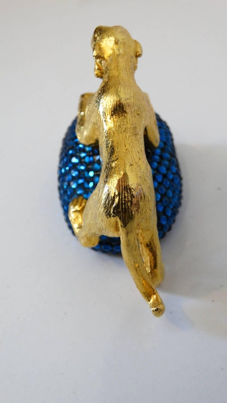 1980�s Judith Leiber Tiger Vanity Objet d�art For Sale at