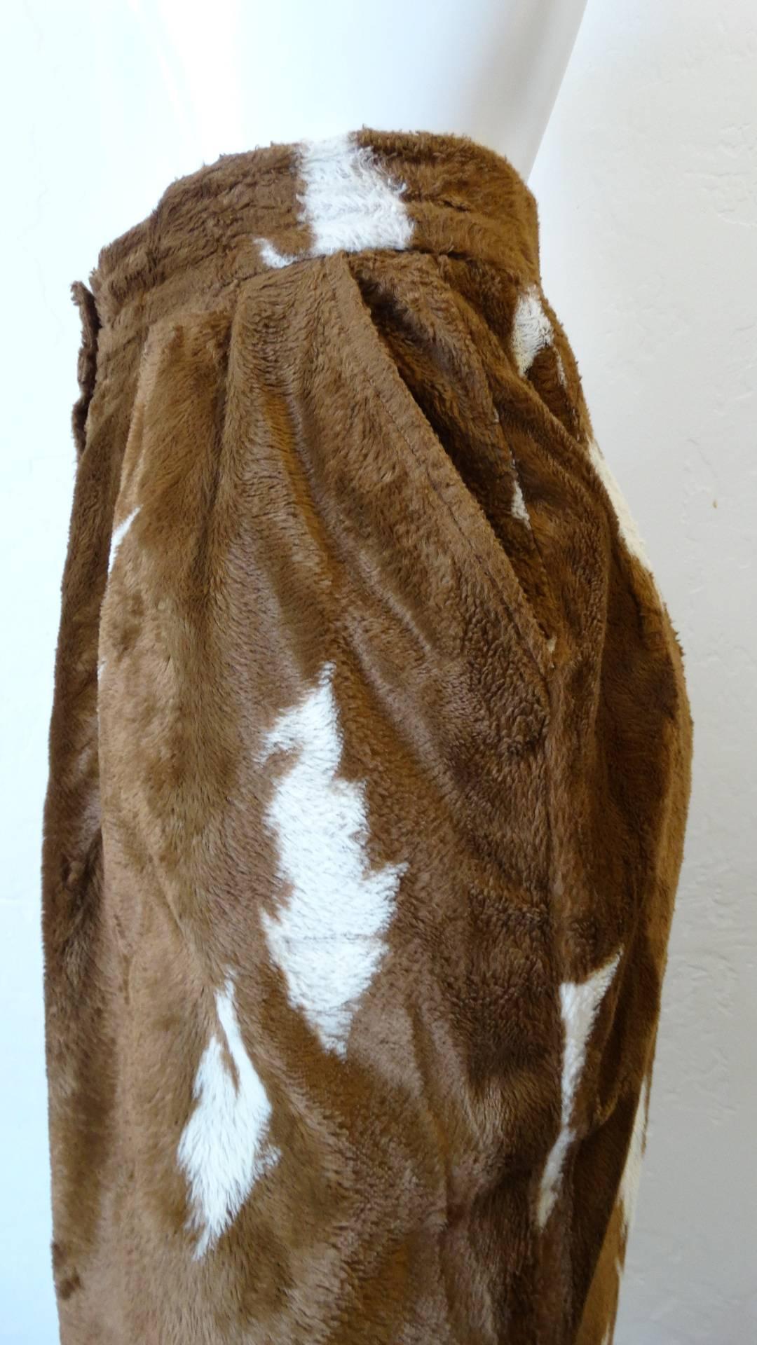 cow hide skirt