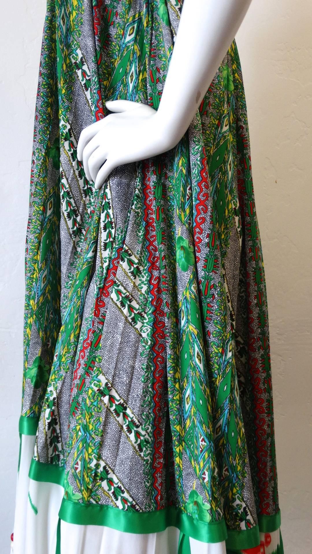 Women's Lillie Rubin for Chessa Davis Convertible Halter Maxi Dress, 1970s  