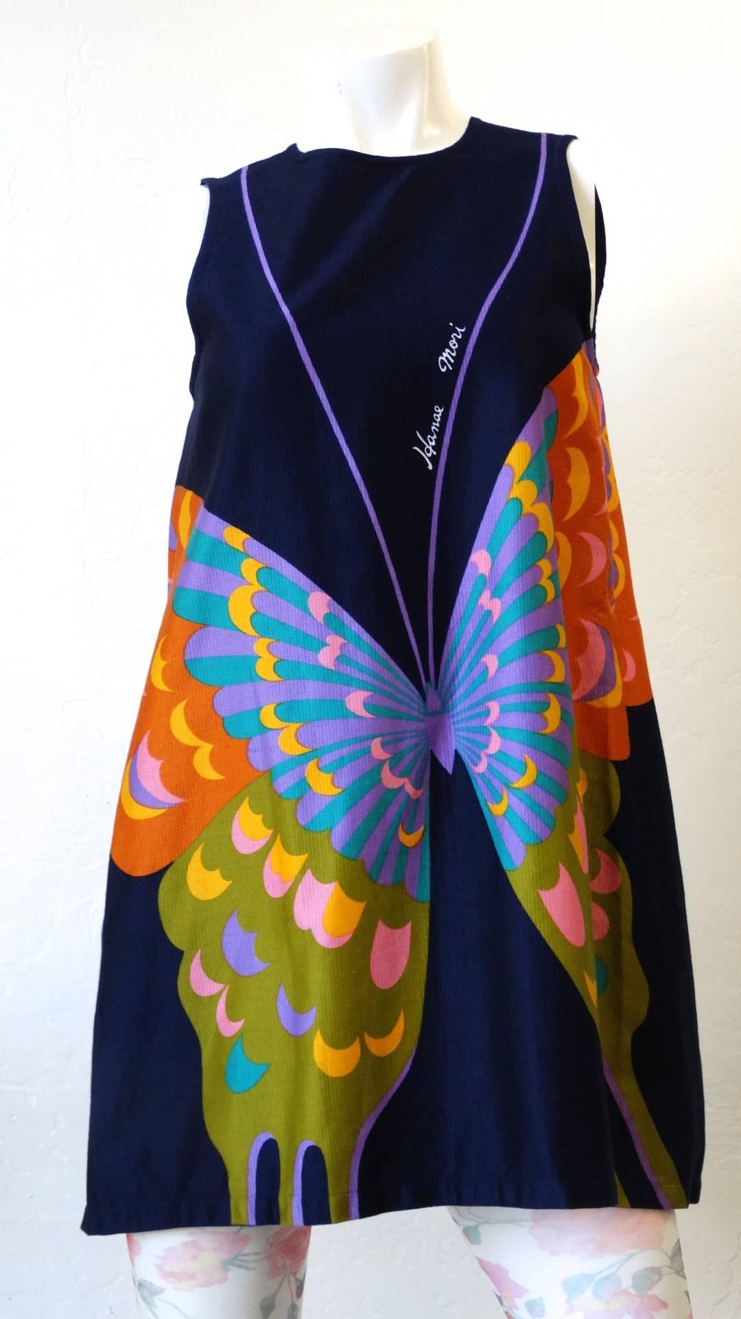 Hanae Mori Butterfly Apron Dress, 1980s  6