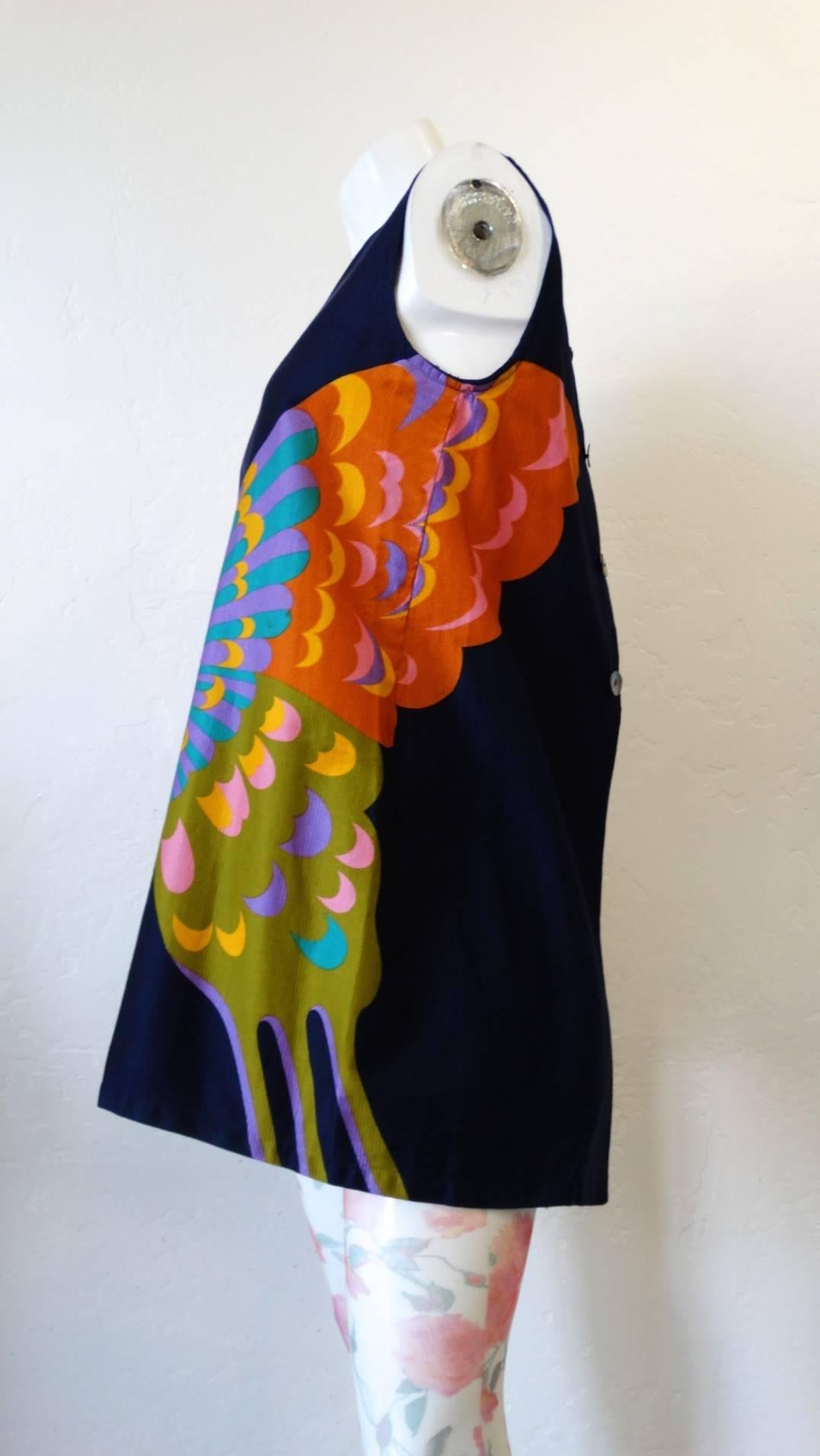 Hanae Mori Butterfly Apron Dress, 1980s  3