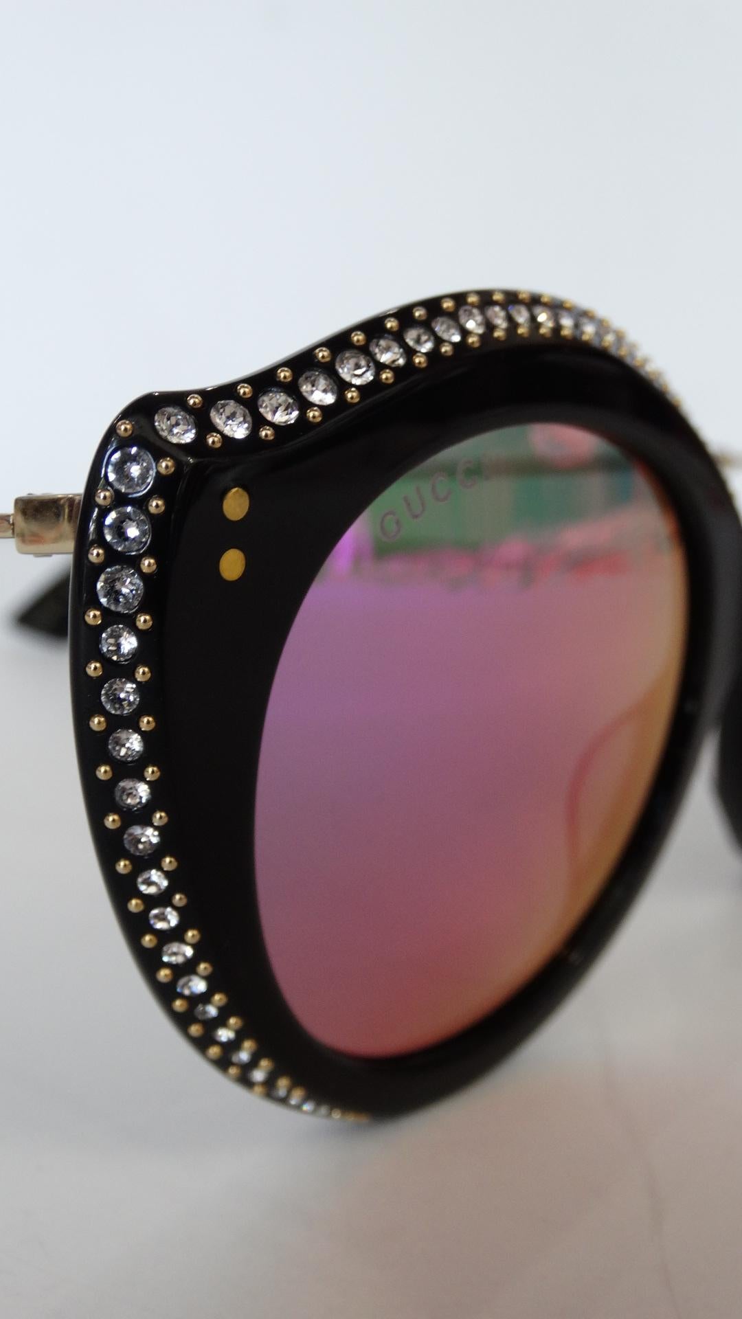 gucci rhinestone sunglasses