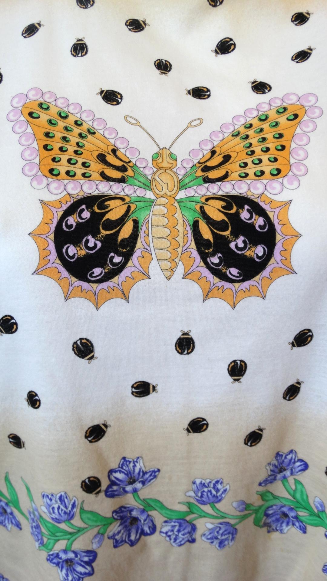 St. John 80s Sport Butterfly Printed T-Shirt  2