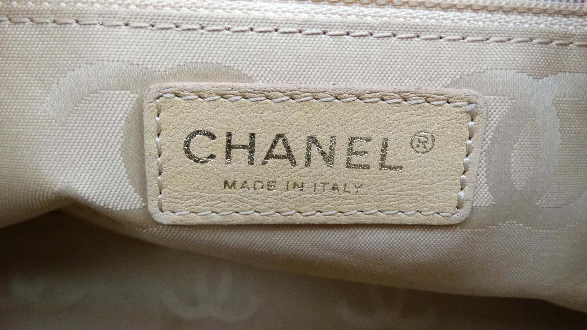 Women's or Men's Chanel Two Tone Top Handle Bag, 1990s 